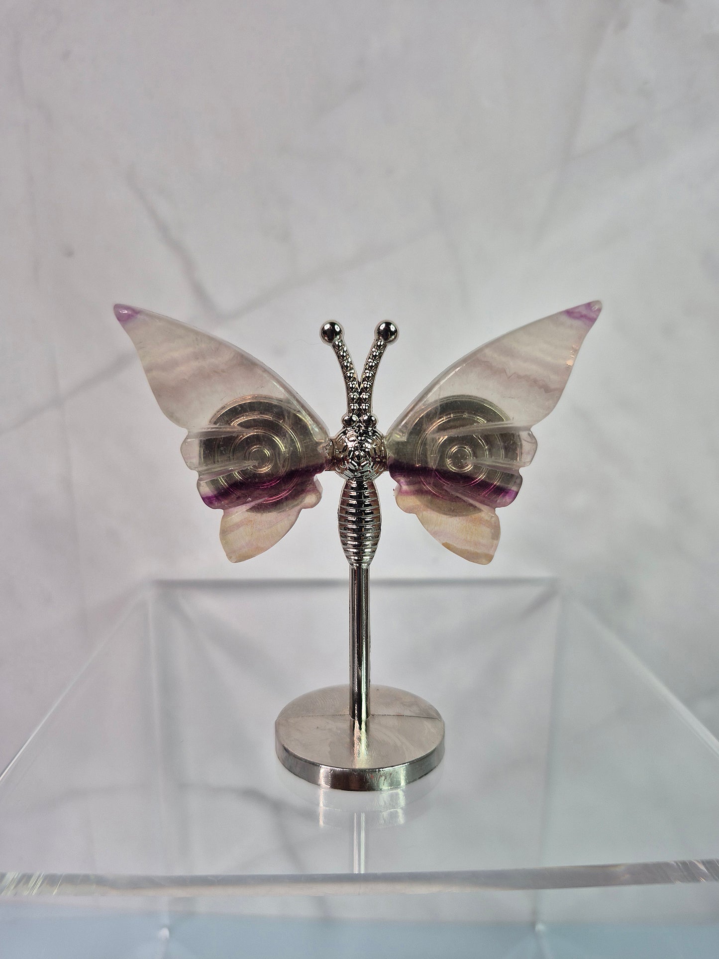 Mini Fluorite Butterflies on Stands