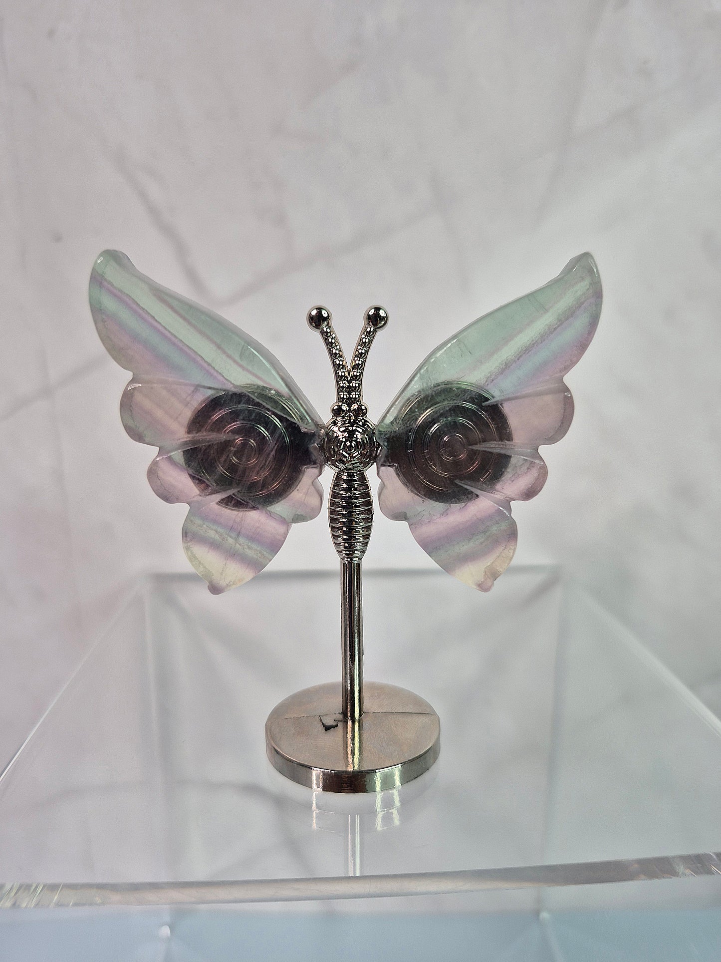 Mini Fluorite Butterflies on Stands