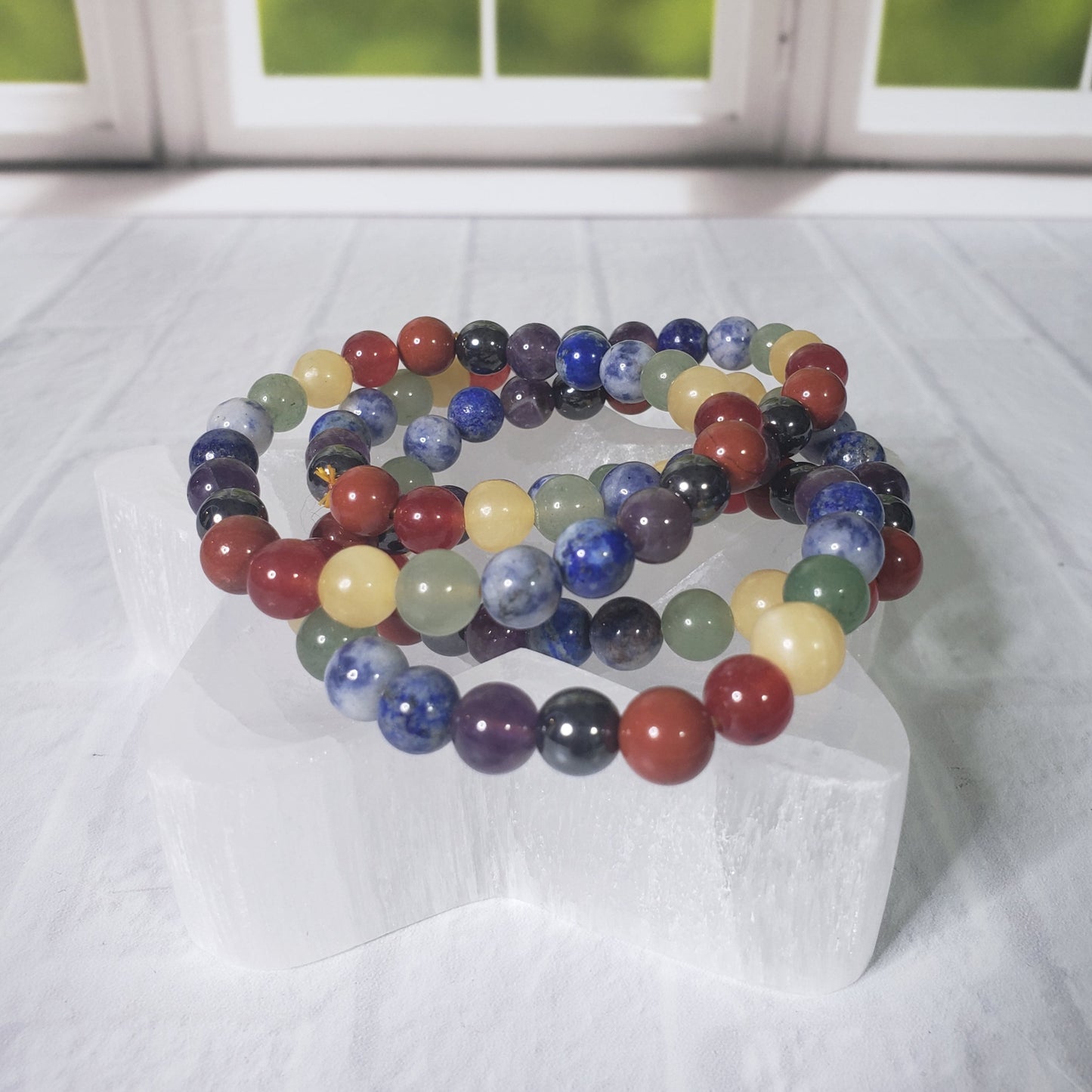Chakra Beaded Bracelet