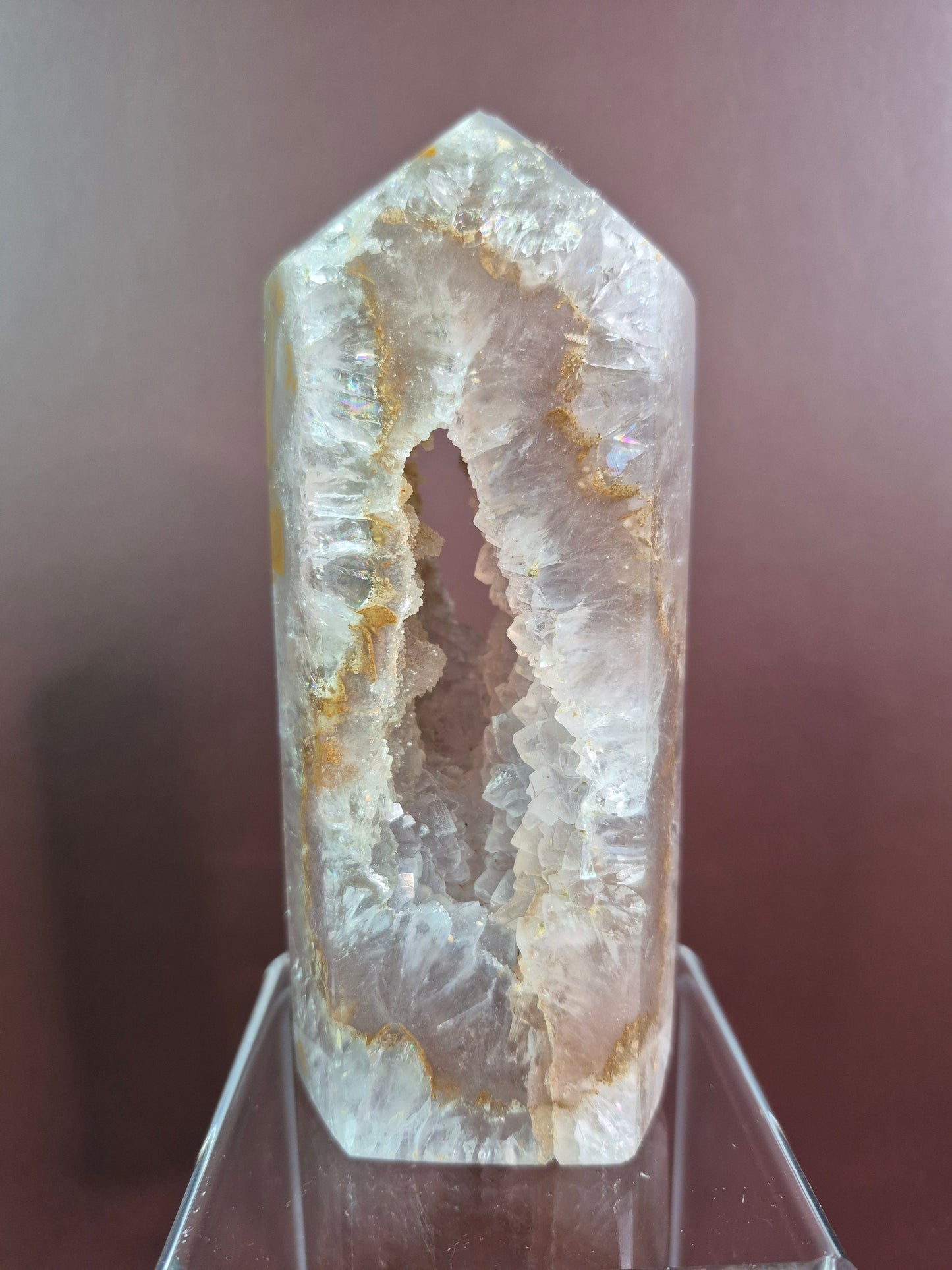 Agate Tower with Druzy Portal