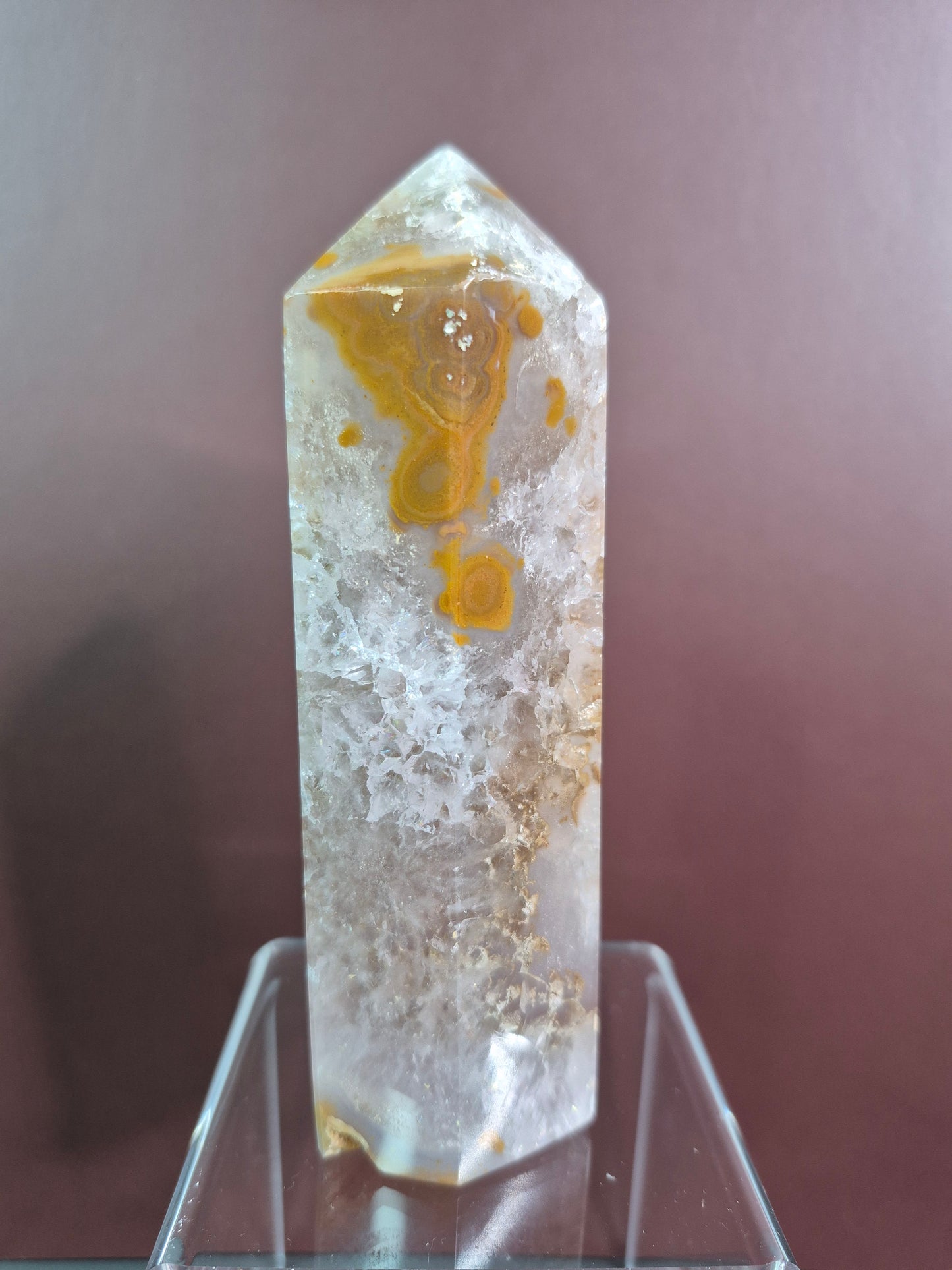 Agate Tower with Druzy Portal