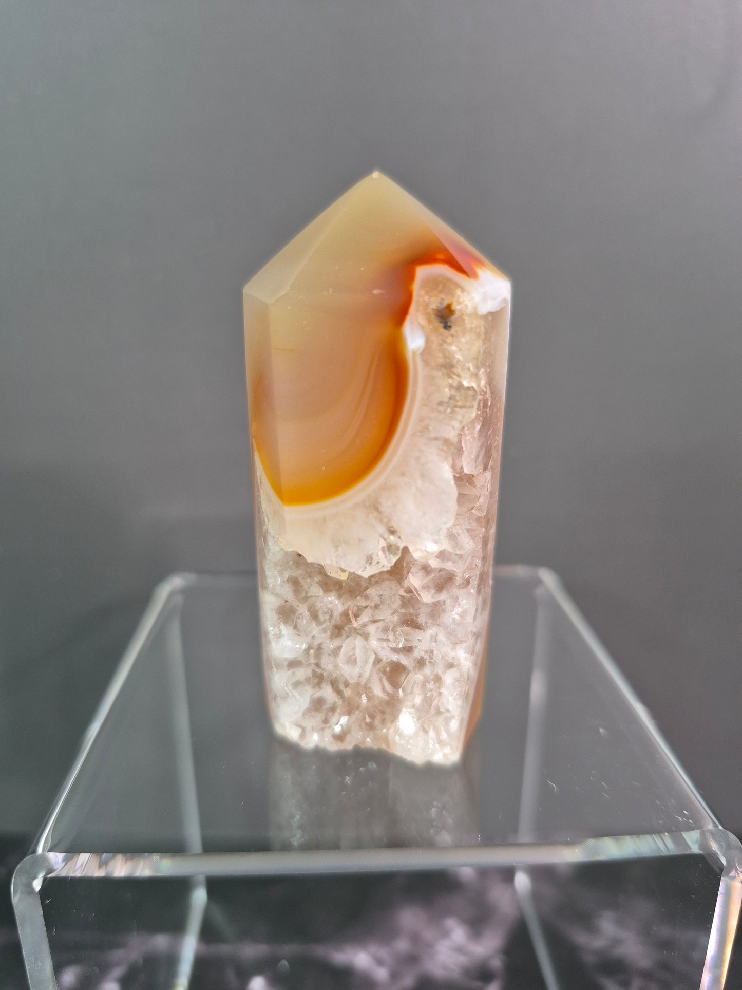 Mini Druzy Agate Towers
