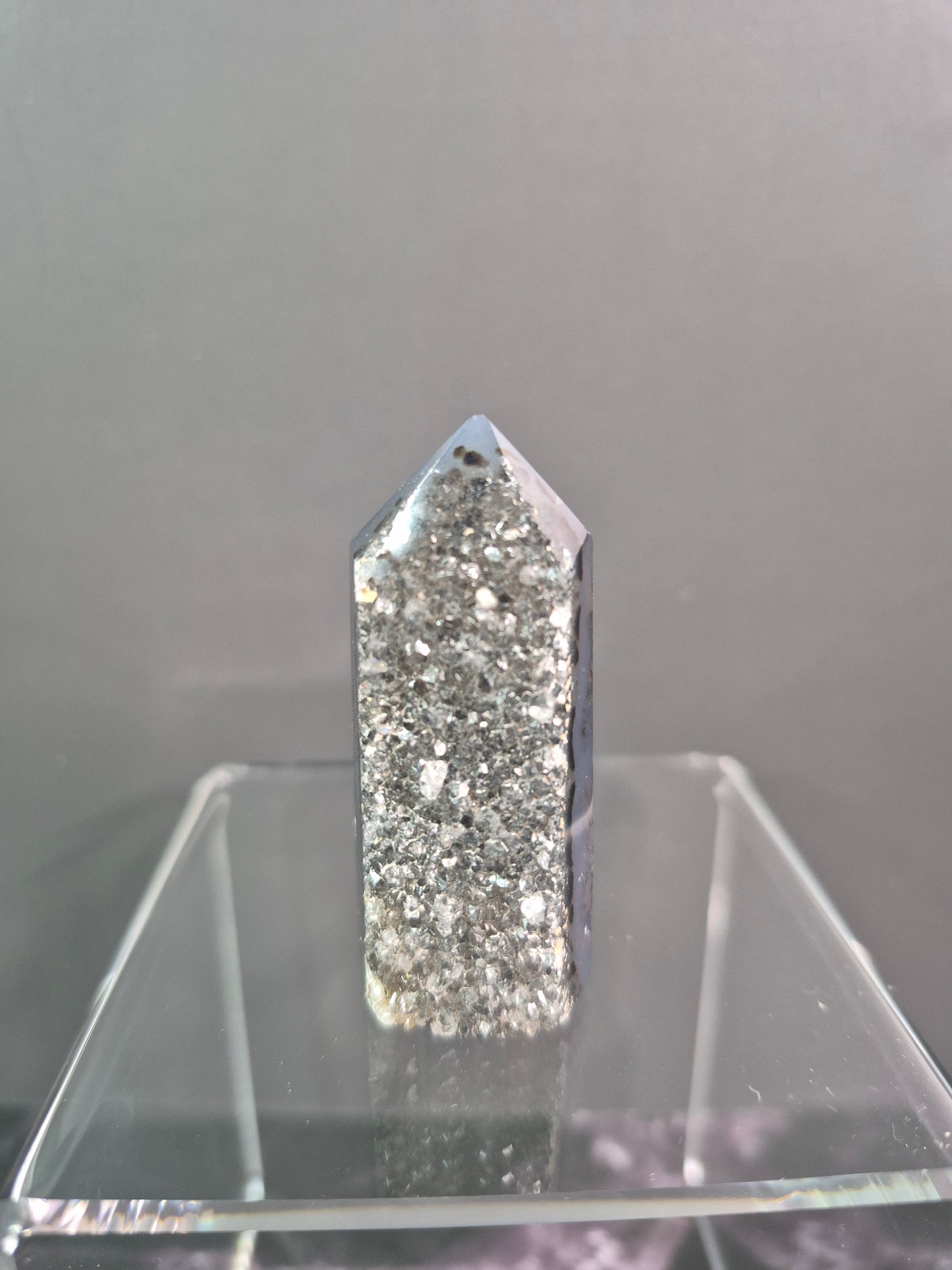 Mini Druzy Agate Towers