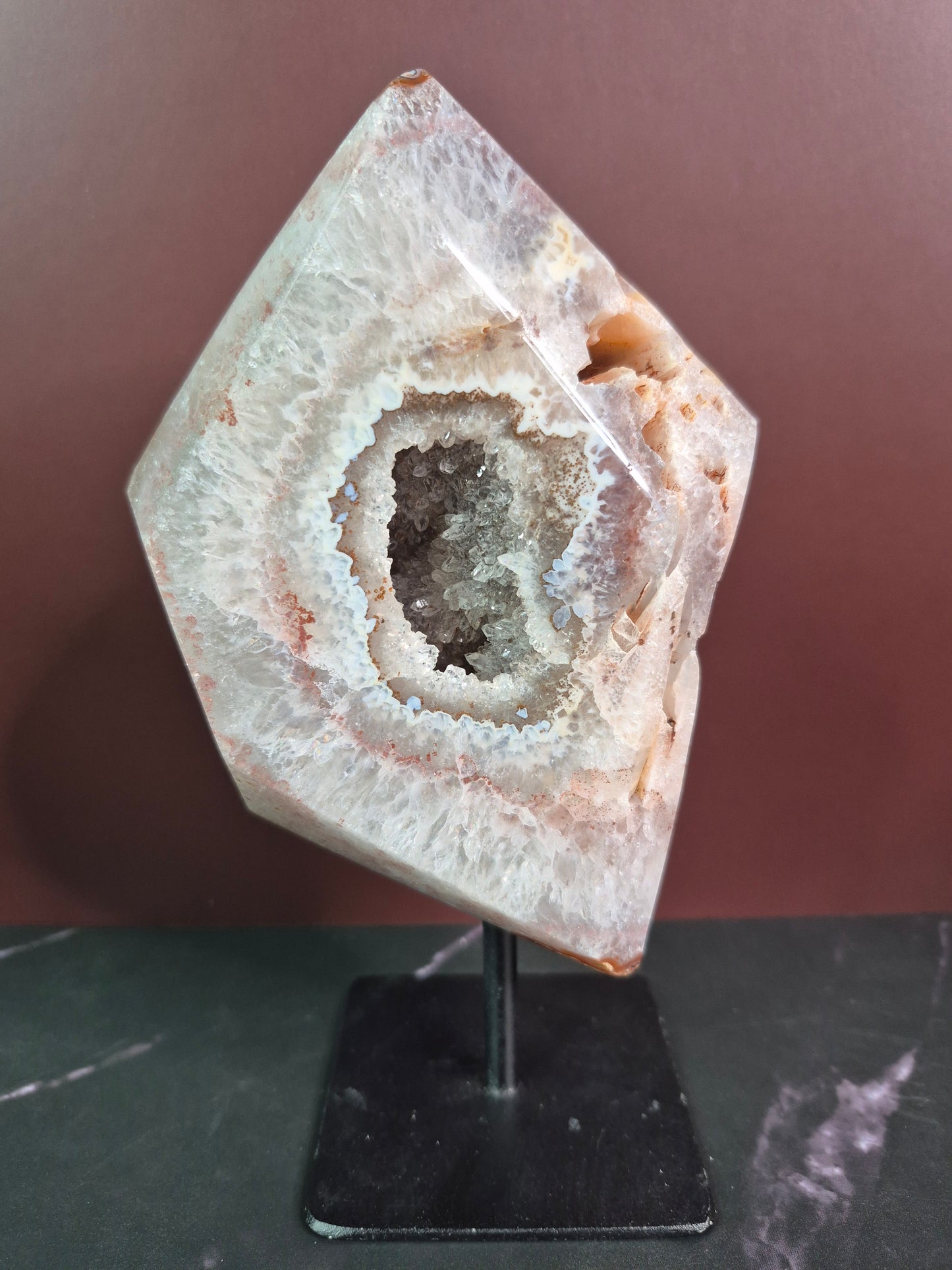 Druzy Agate Free Forms on Stands