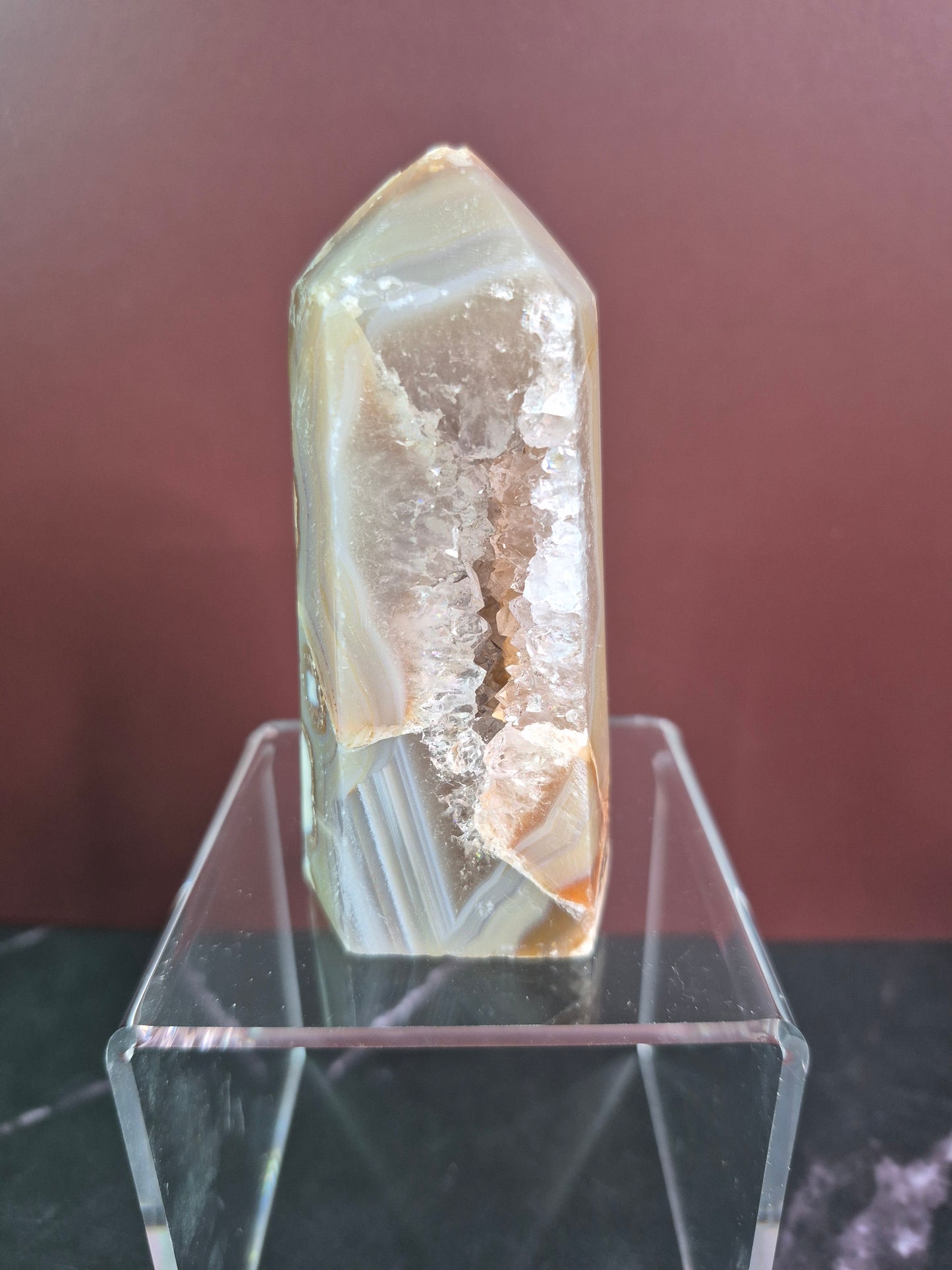 Agate Druzy Towers