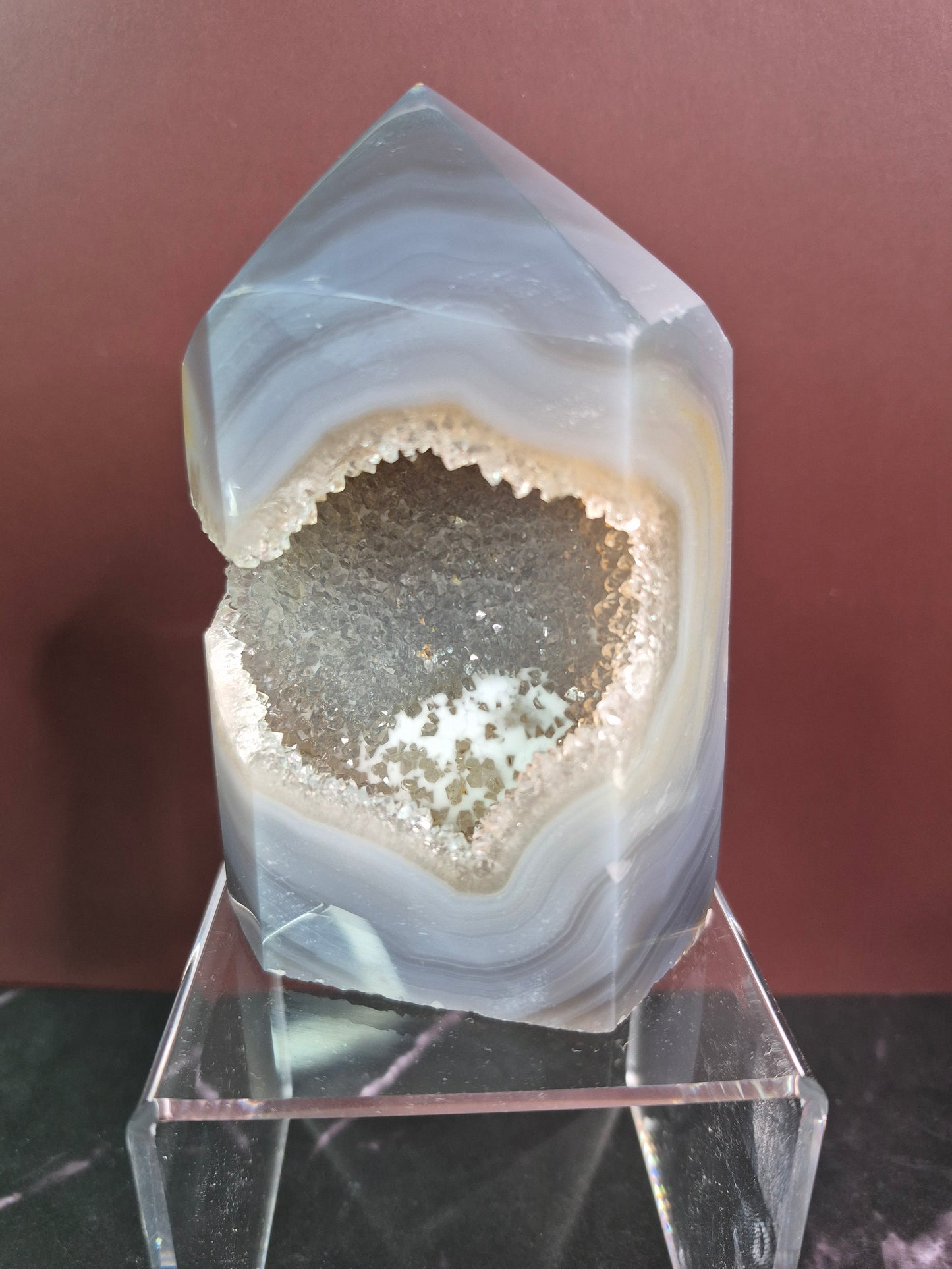 Agate Towers with Druzy