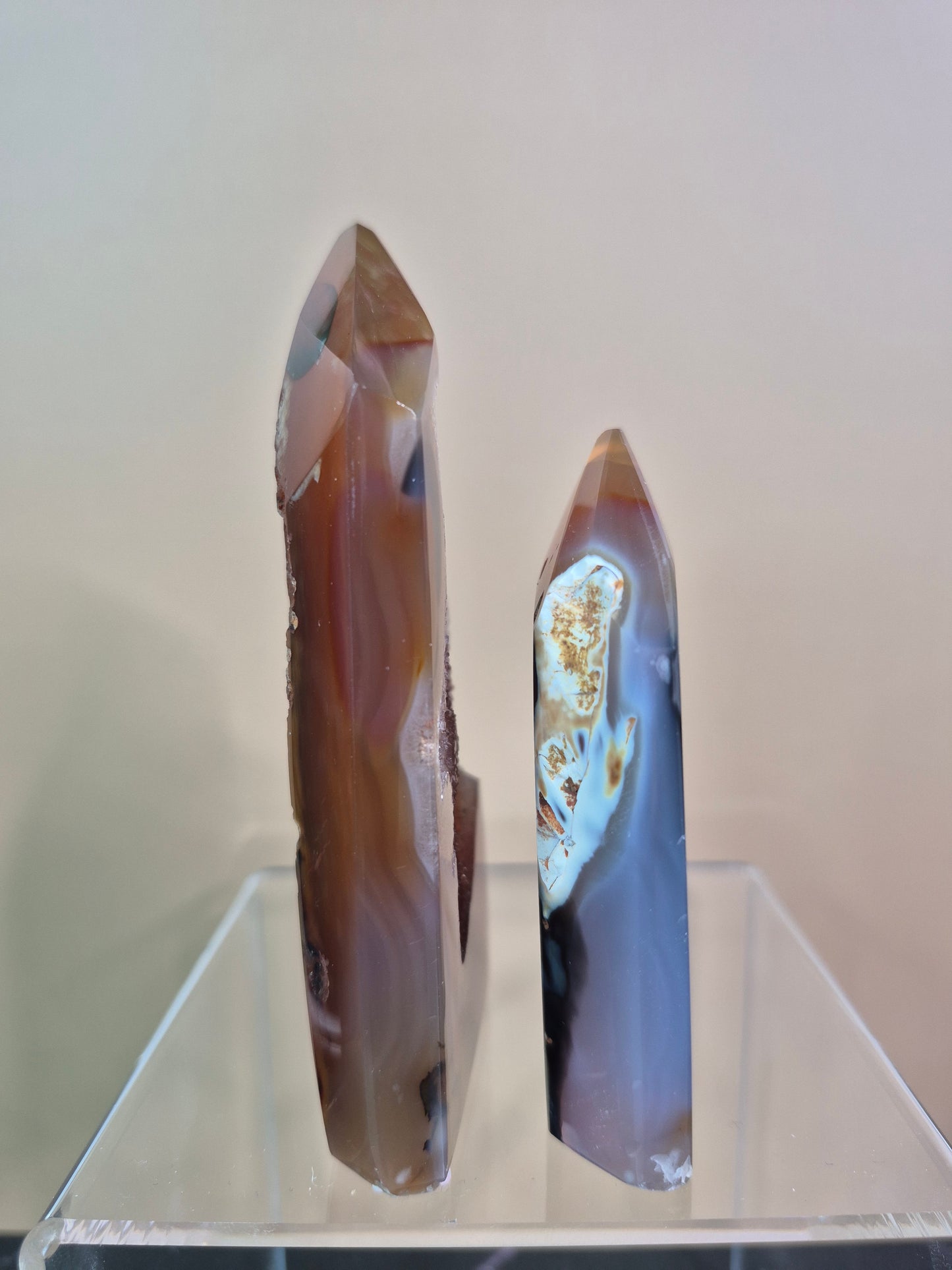Golden Agate Druzy Towers (2)