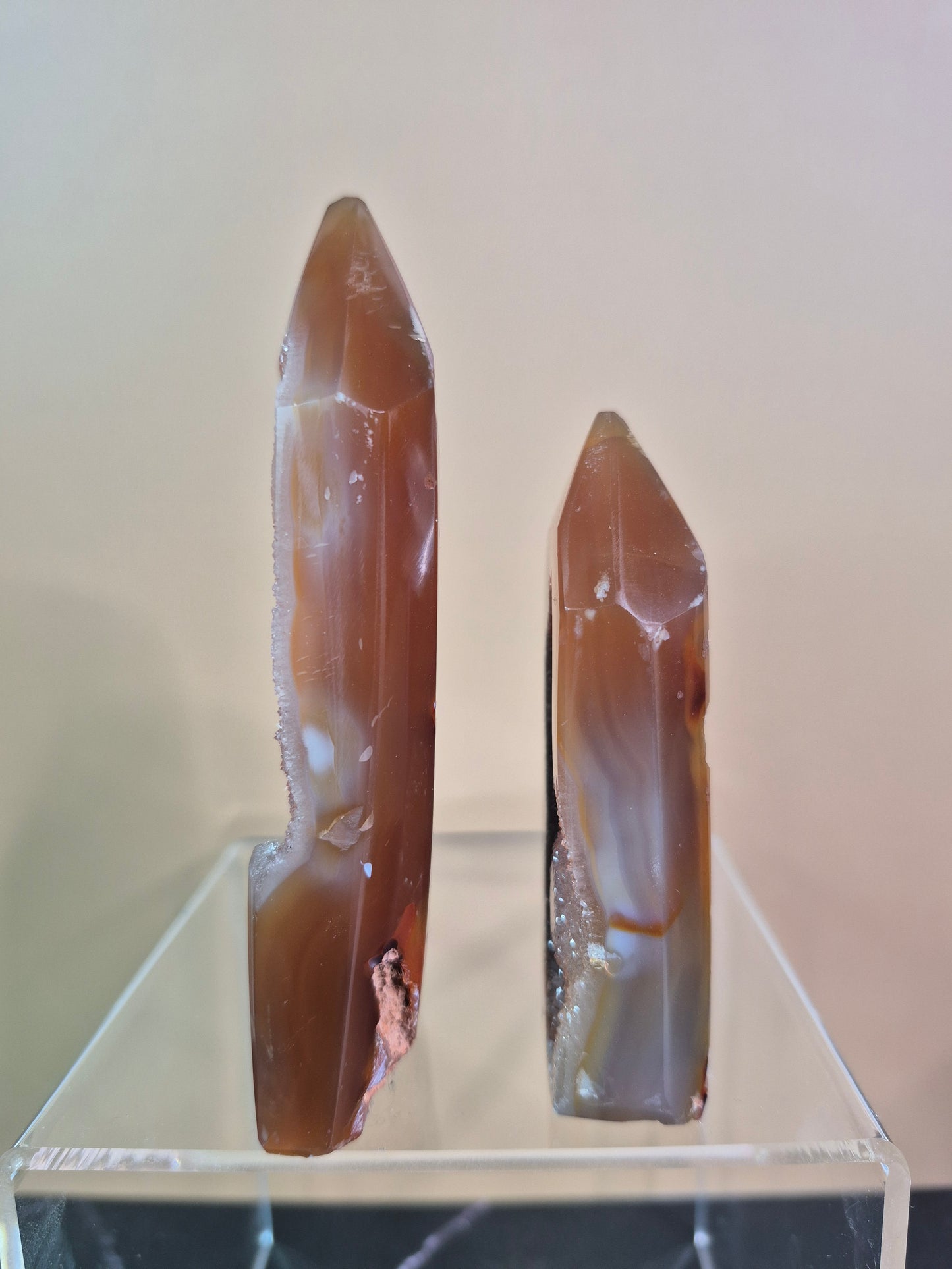 Golden Agate Druzy Towers (2)