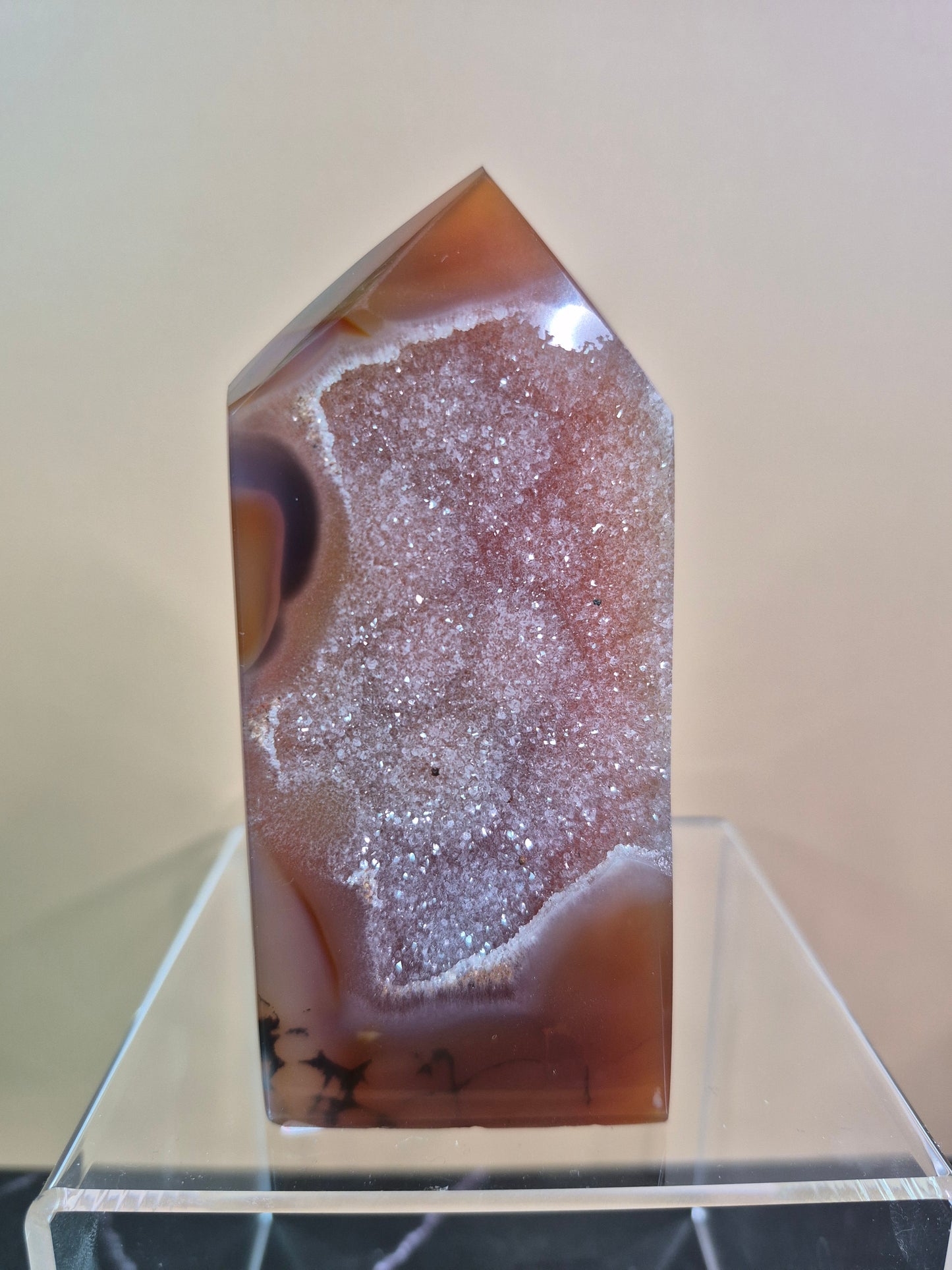 Golden Agate Druzy Towers (2)