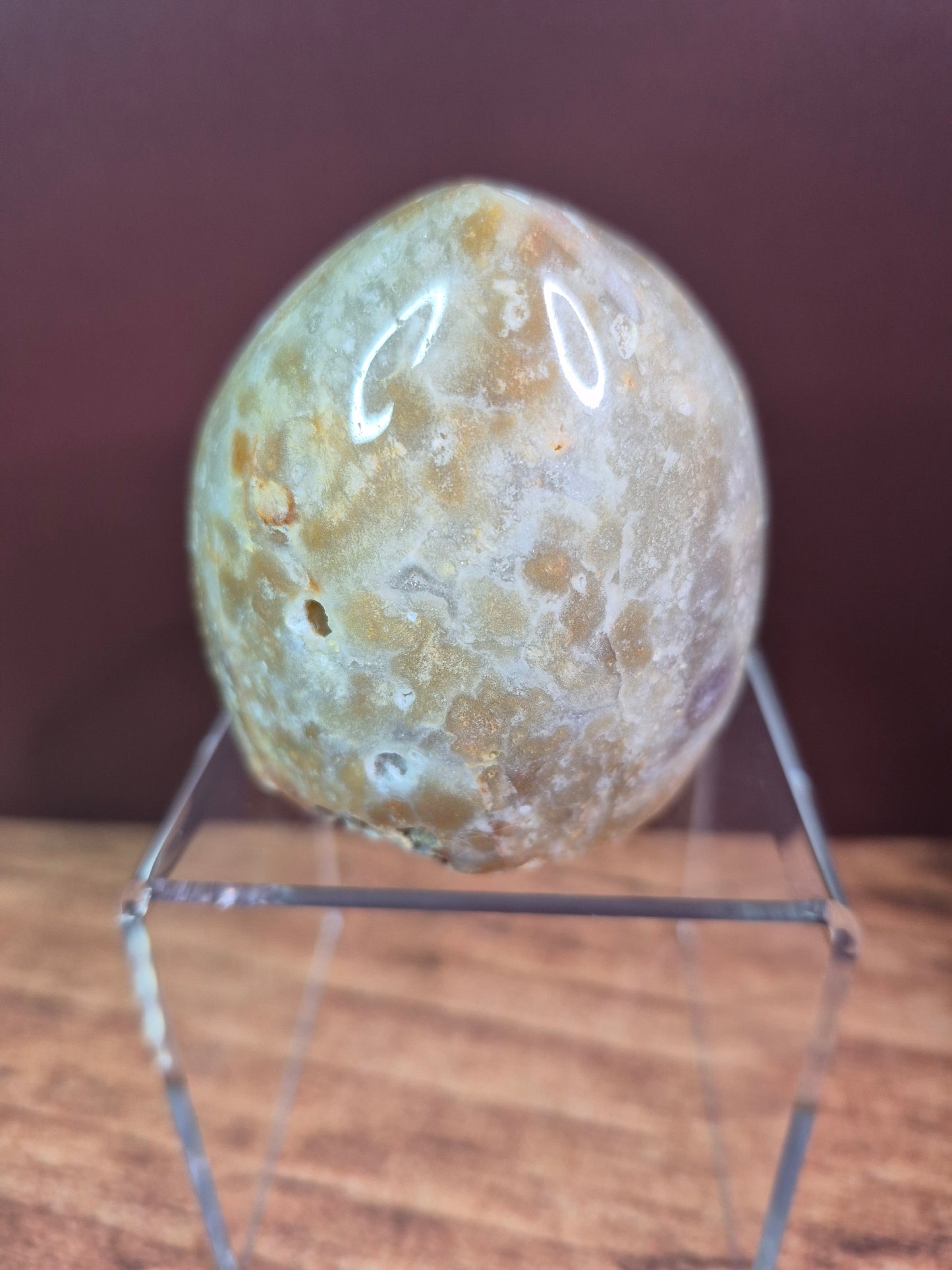 Peach Druzy Pink Amethyst Free Form