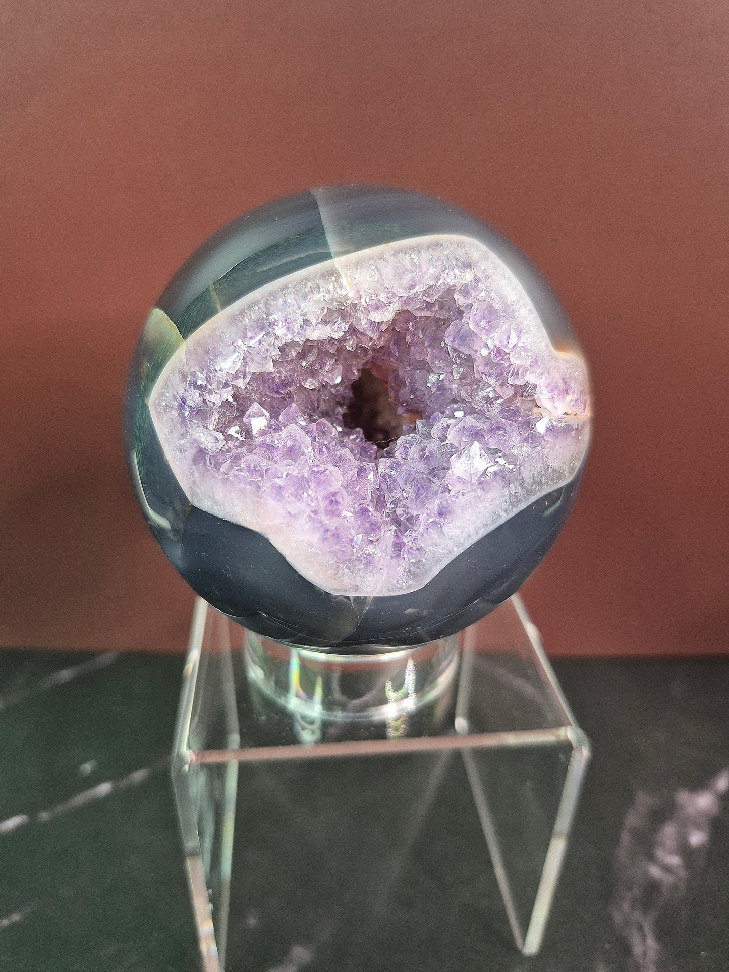 Stunning Druzy Agate Spheres