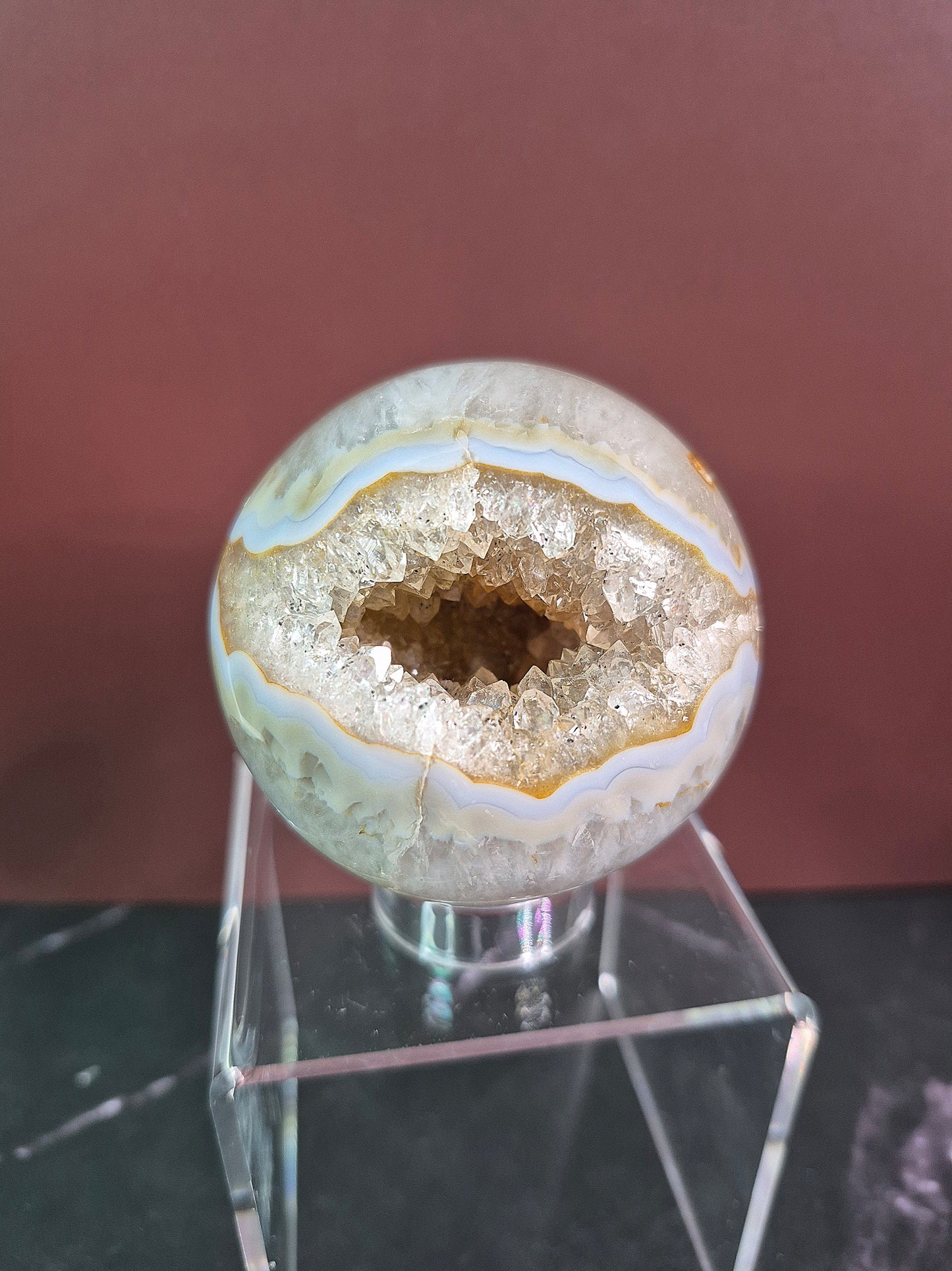 Stunning Druzy Agate Spheres