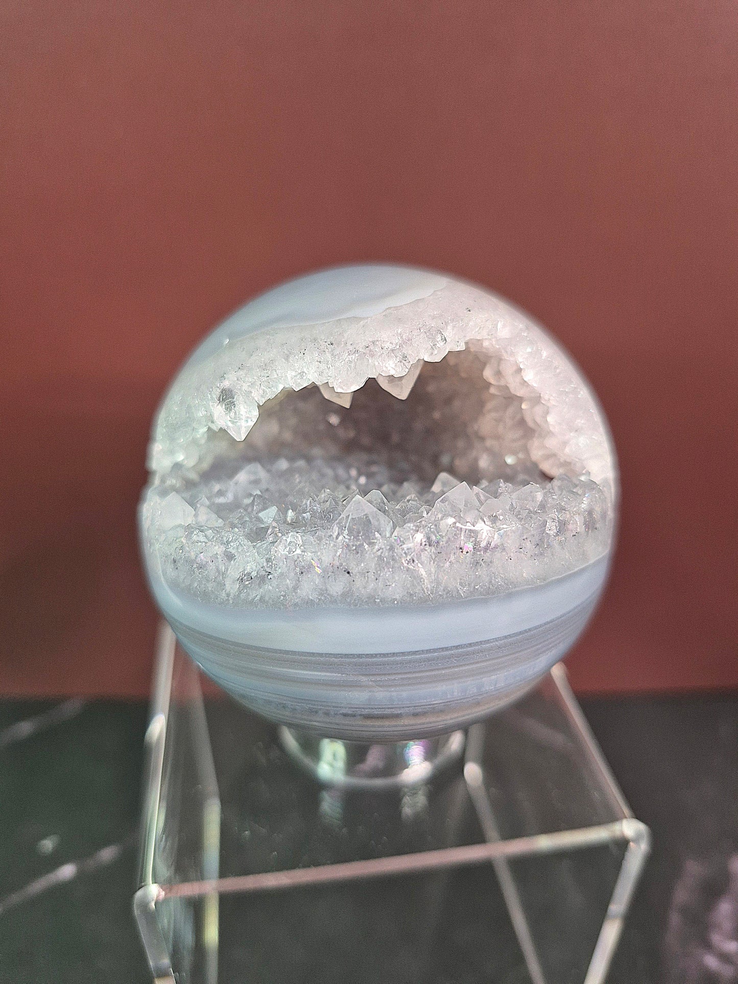Stunning Druzy Agate Spheres