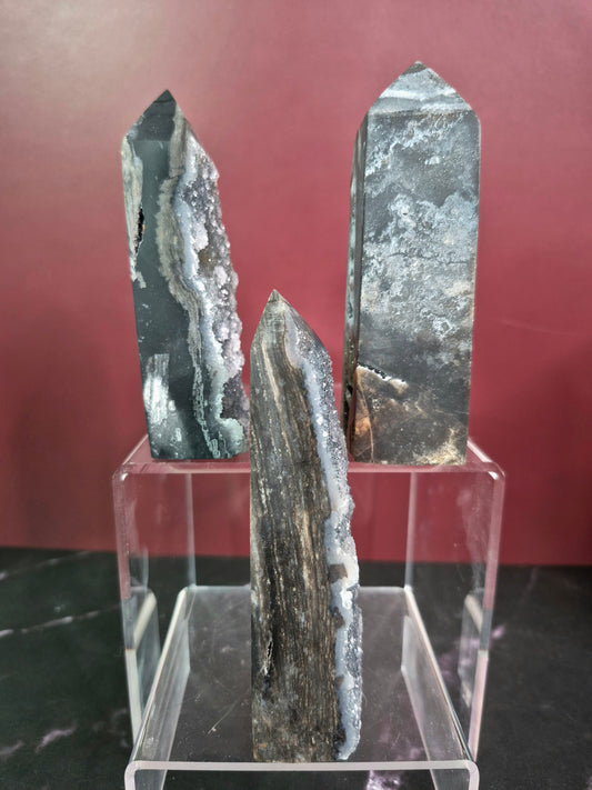 Druzy Sphalerite Towers