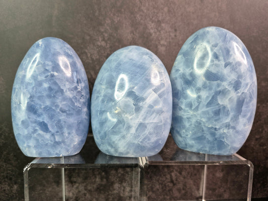 Polished Celestite Freeforms