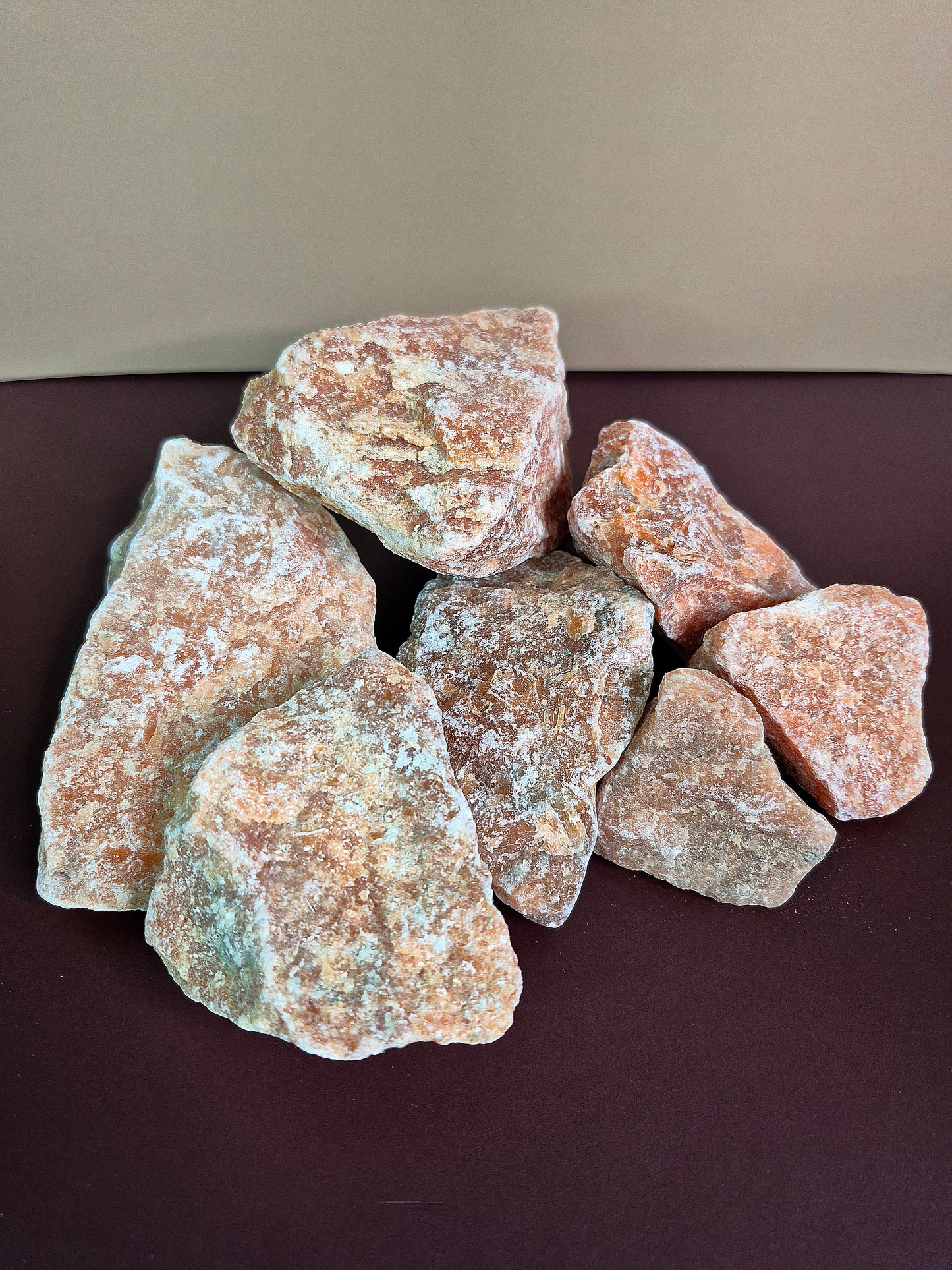 Natural Raw Orchid Calcites