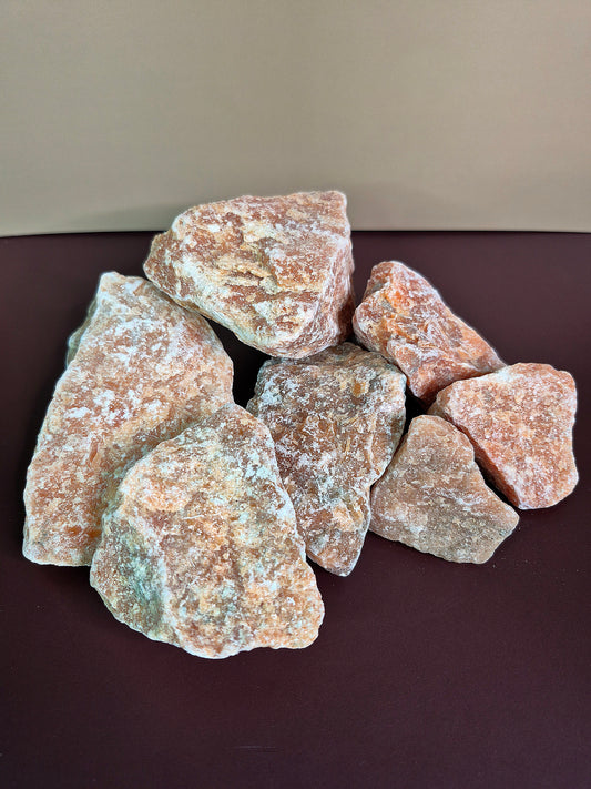 Natural Raw Orchid Calcites