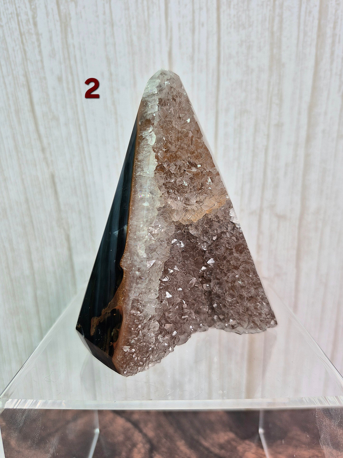 Druzy Agate Conic Towers