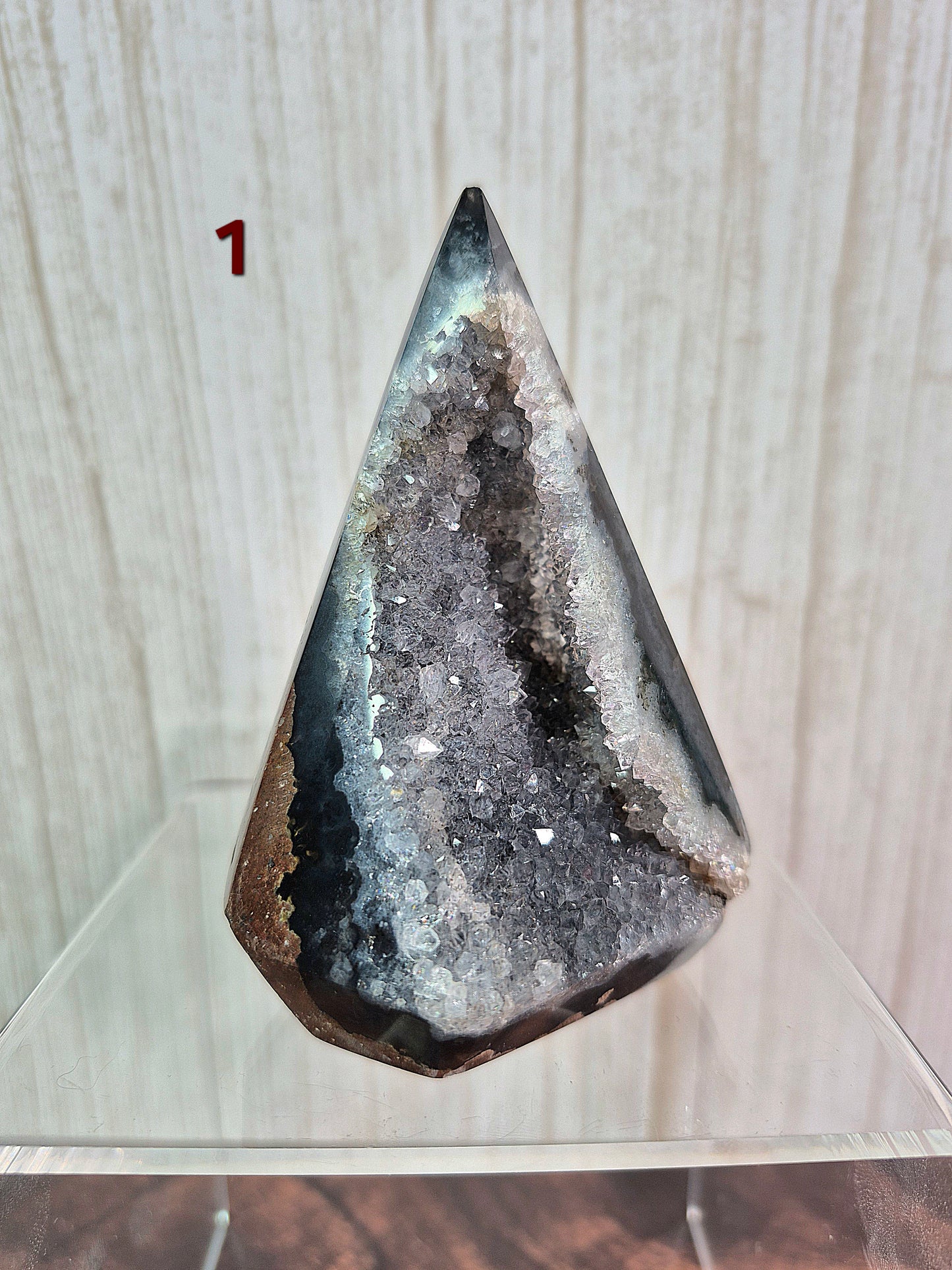 Druzy Agate Conic Towers