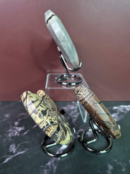 Dendritic Picture Jasper Crescent Moons