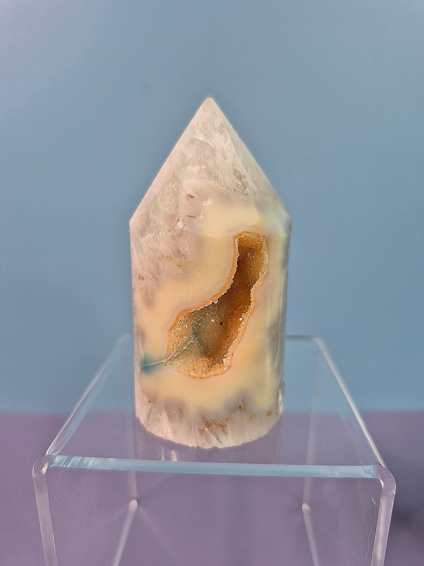 Dyed Druzy Agate Towers