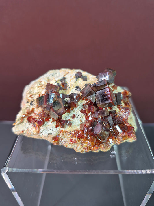 Moroccan Vanadinite Mineral Cluster