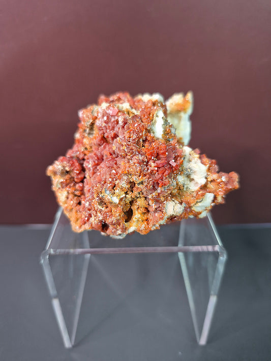 Fiery Vanadinite Cluster