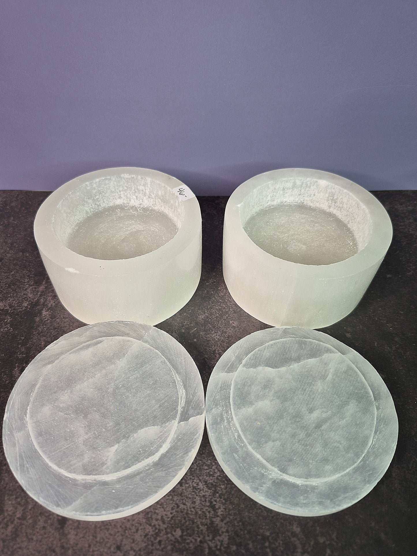 Selenite Jewelry Box with Lid