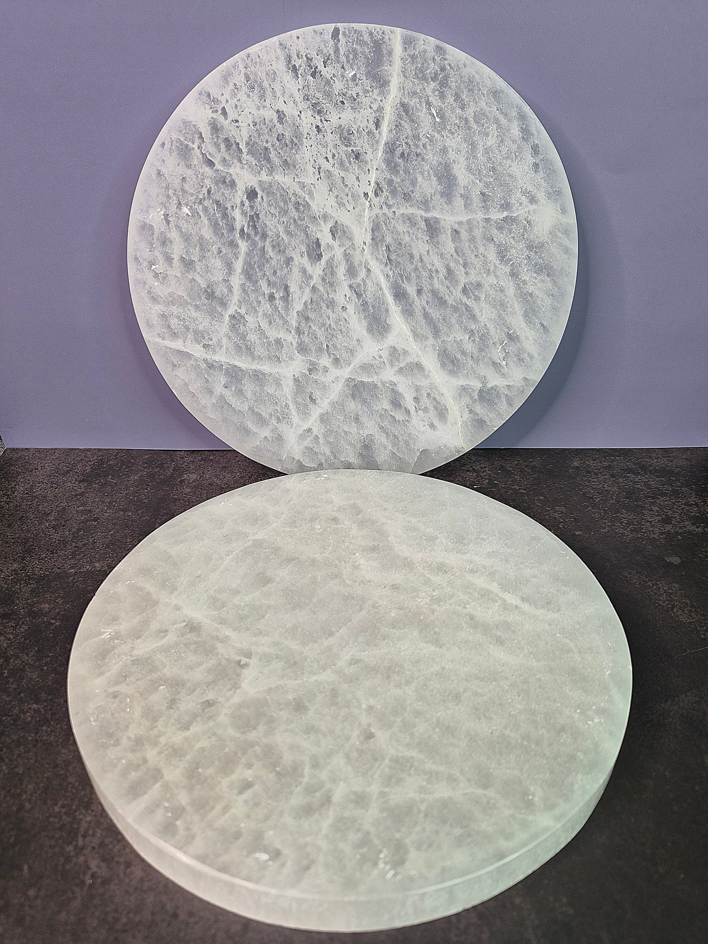 Selenite Charging Plates