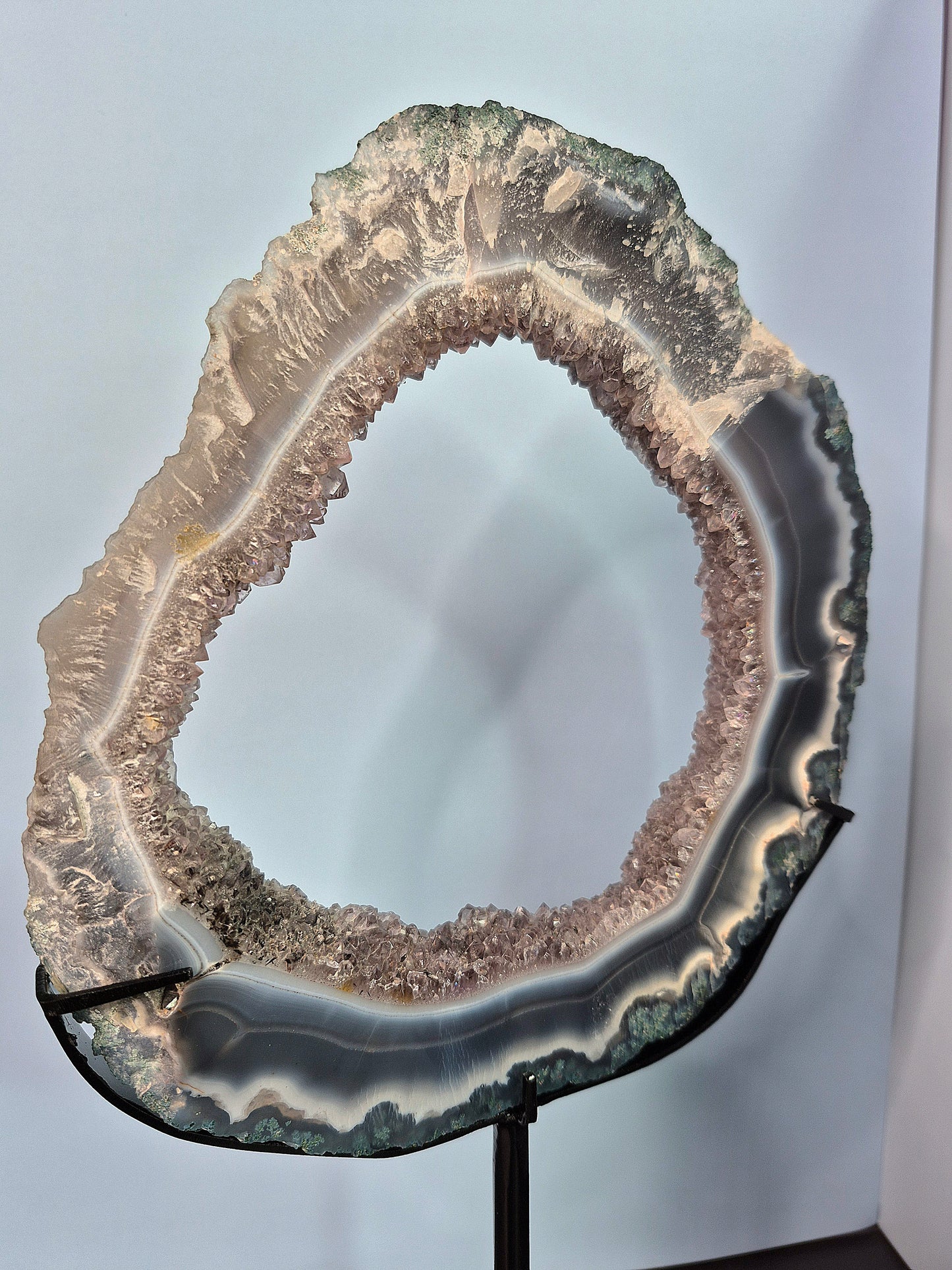 Agate / Amethyst Portal on Stand