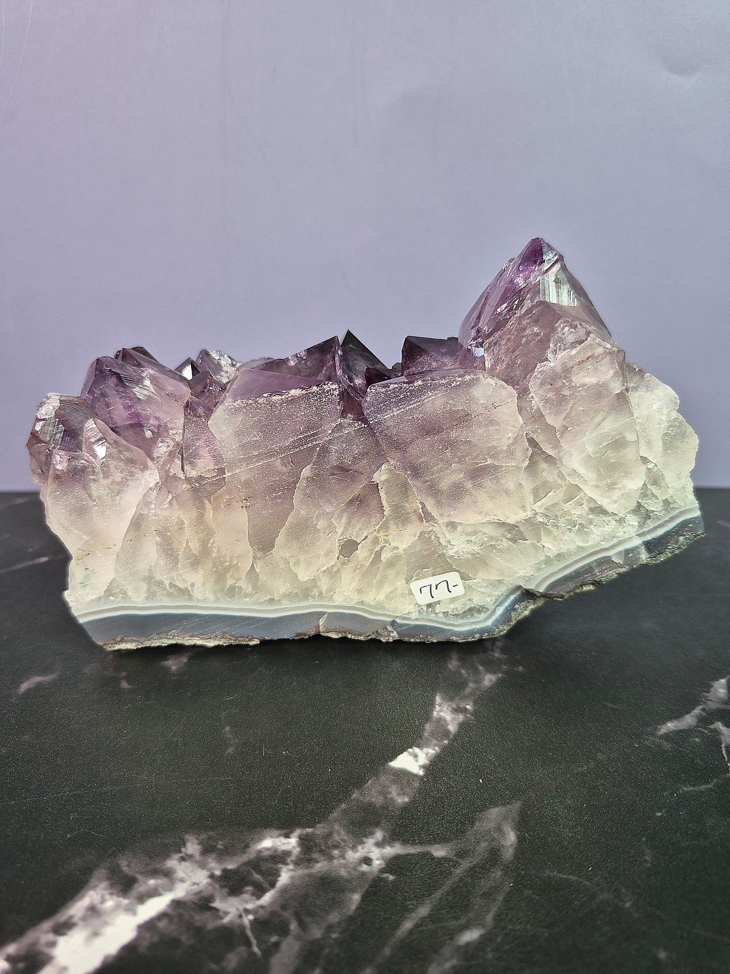 Sliced Amethyst Cluster