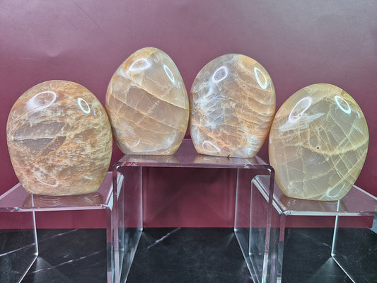 Peach Moonstone Freeforms