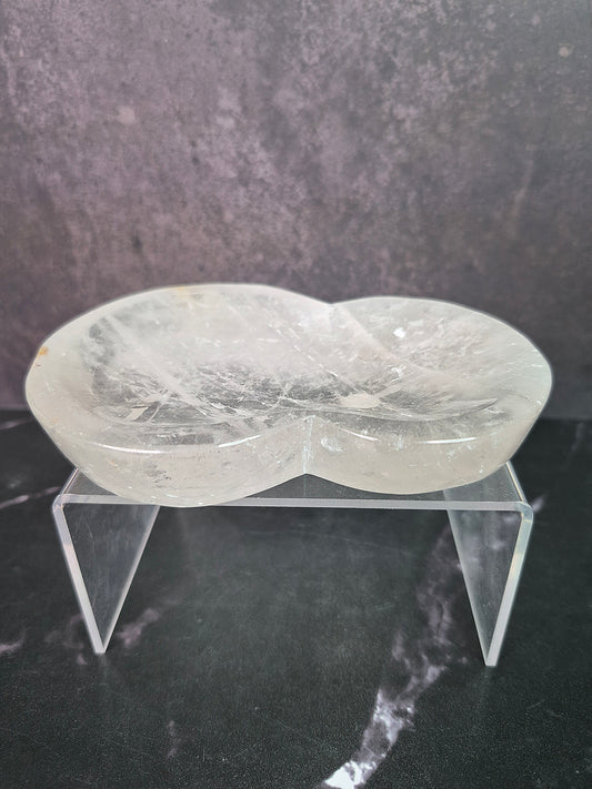 Clear Quartz Hulu Trinket Dish