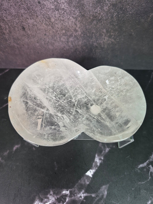 Clear Quartz Hulu Trinket Dish