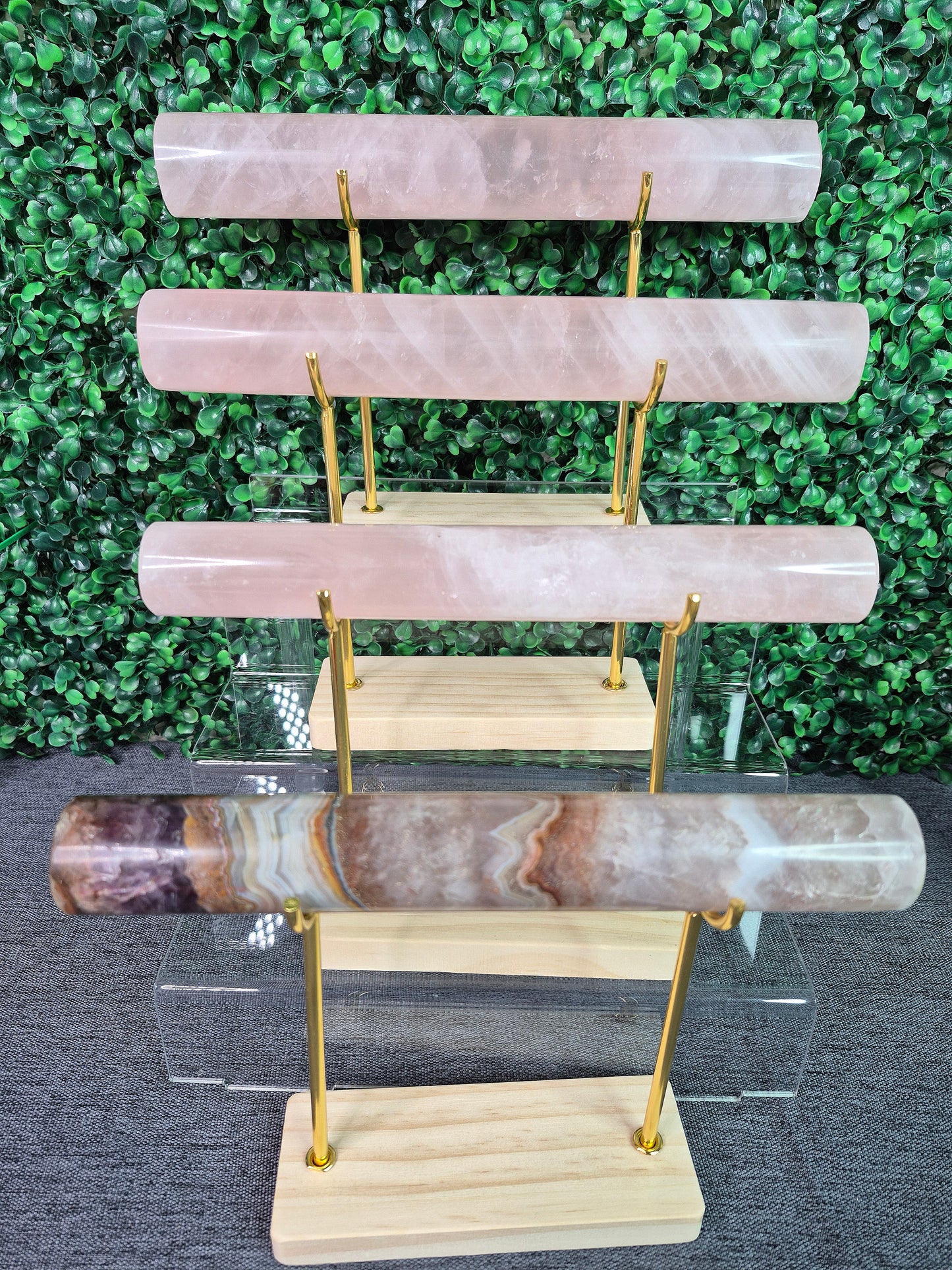 Crystal Cylinder Bracelet Stands