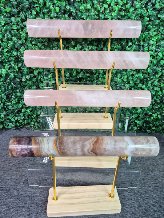 Crystal Cylinder Bracelet Stands