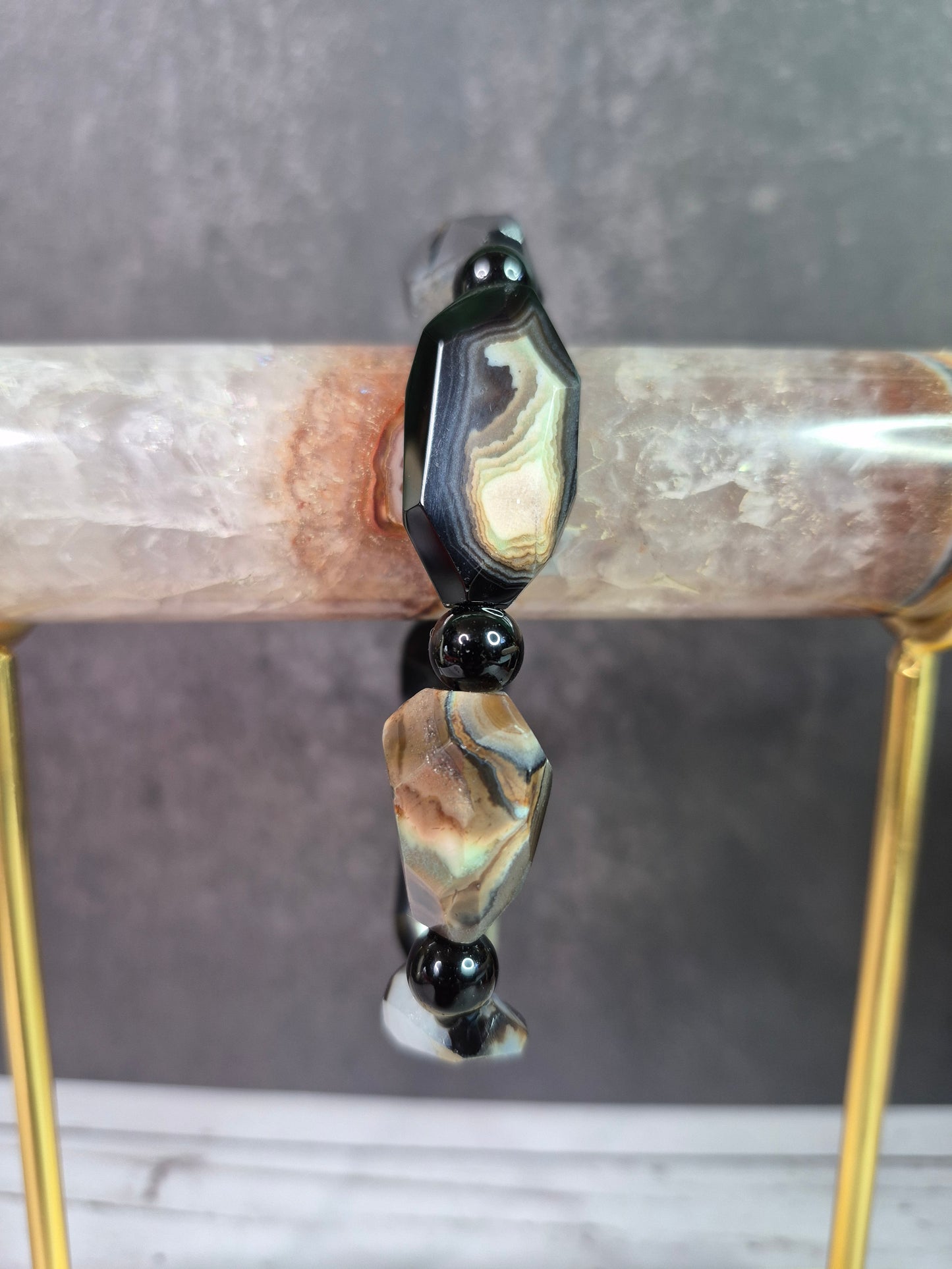 Black Agate Bracelet