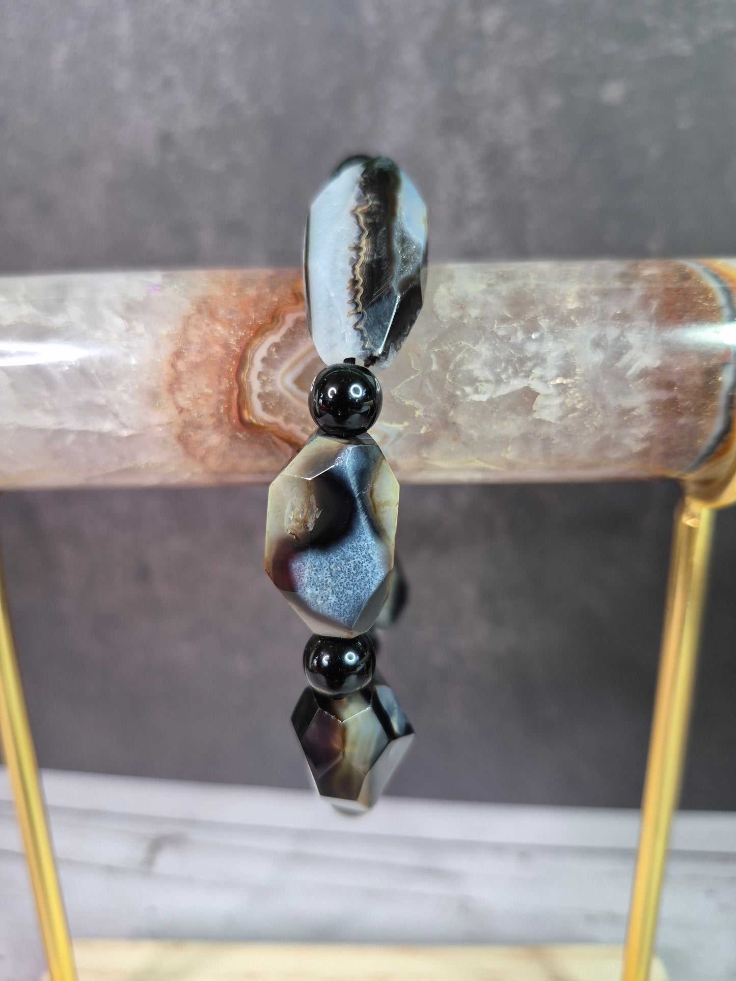 Black Agate Bracelet