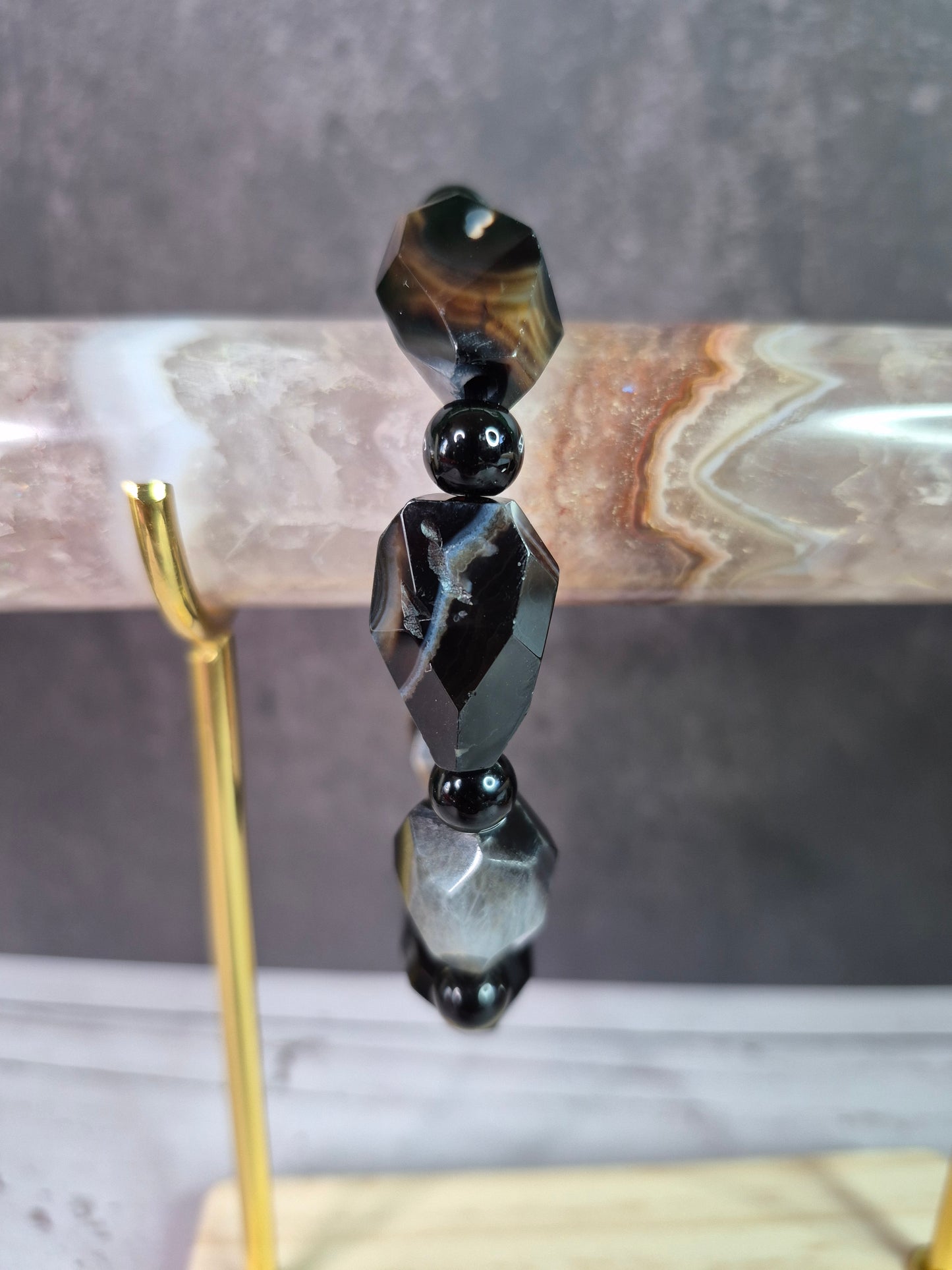 Black Agate Bracelet