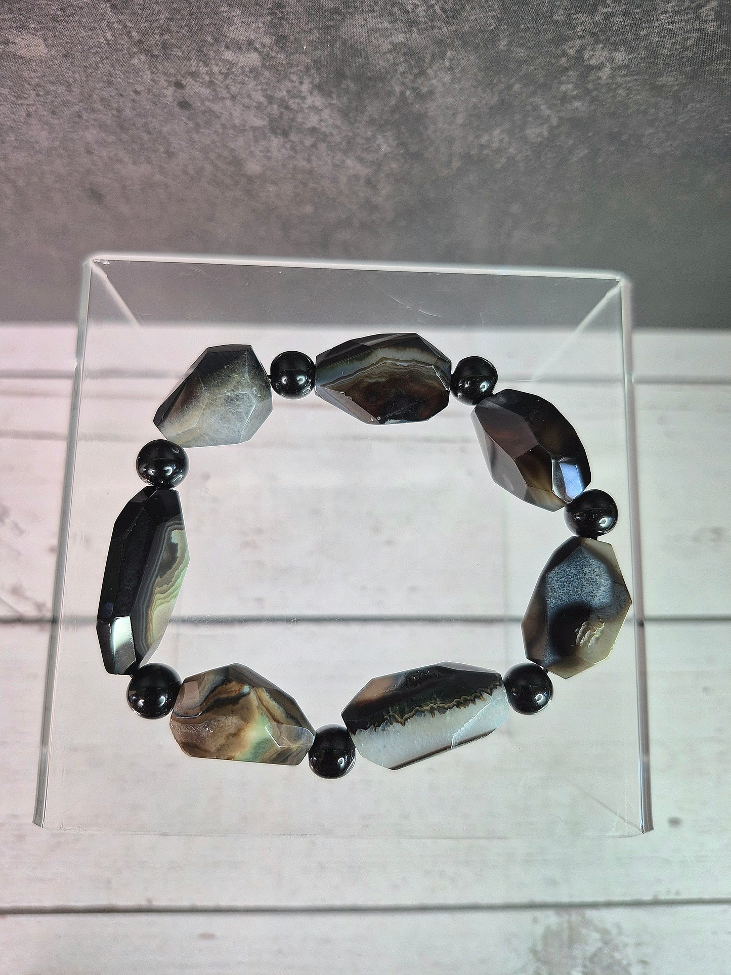 Black Agate Bracelet