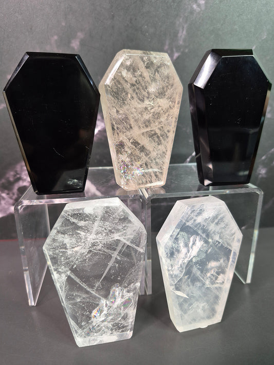 Halloween Coffin Carvings