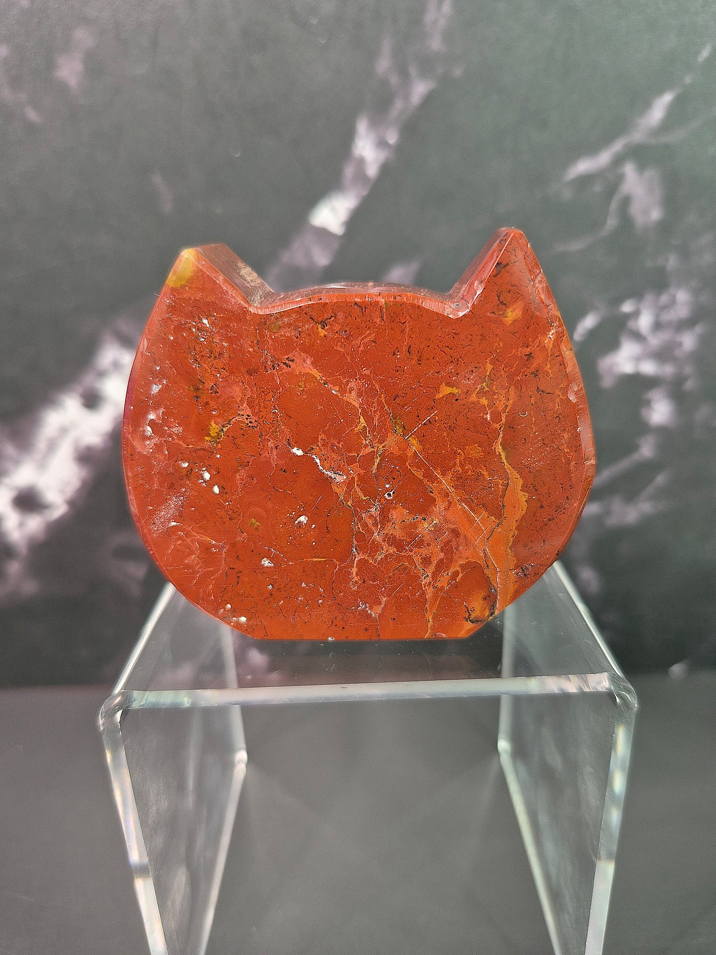 Cute Cat Head Carvings