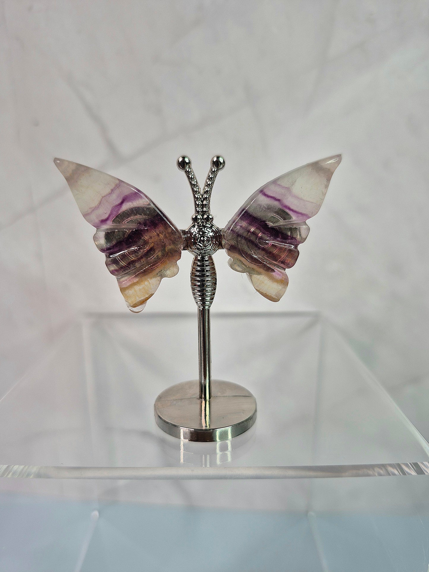 Mini Fluorite Butterflies on Stands