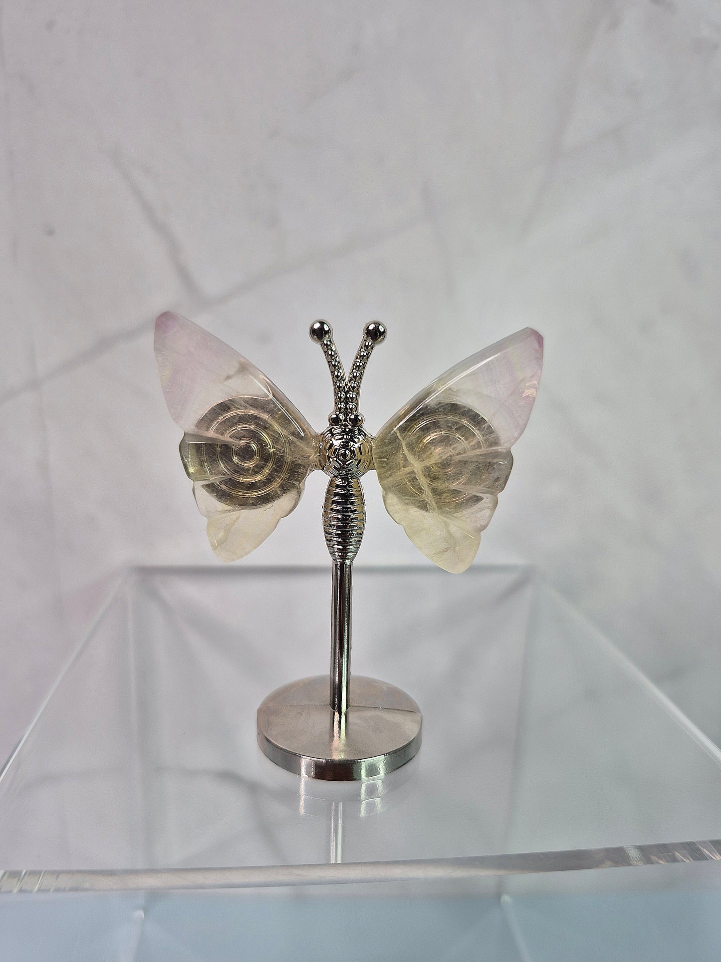 Mini Fluorite Butterflies on Stands