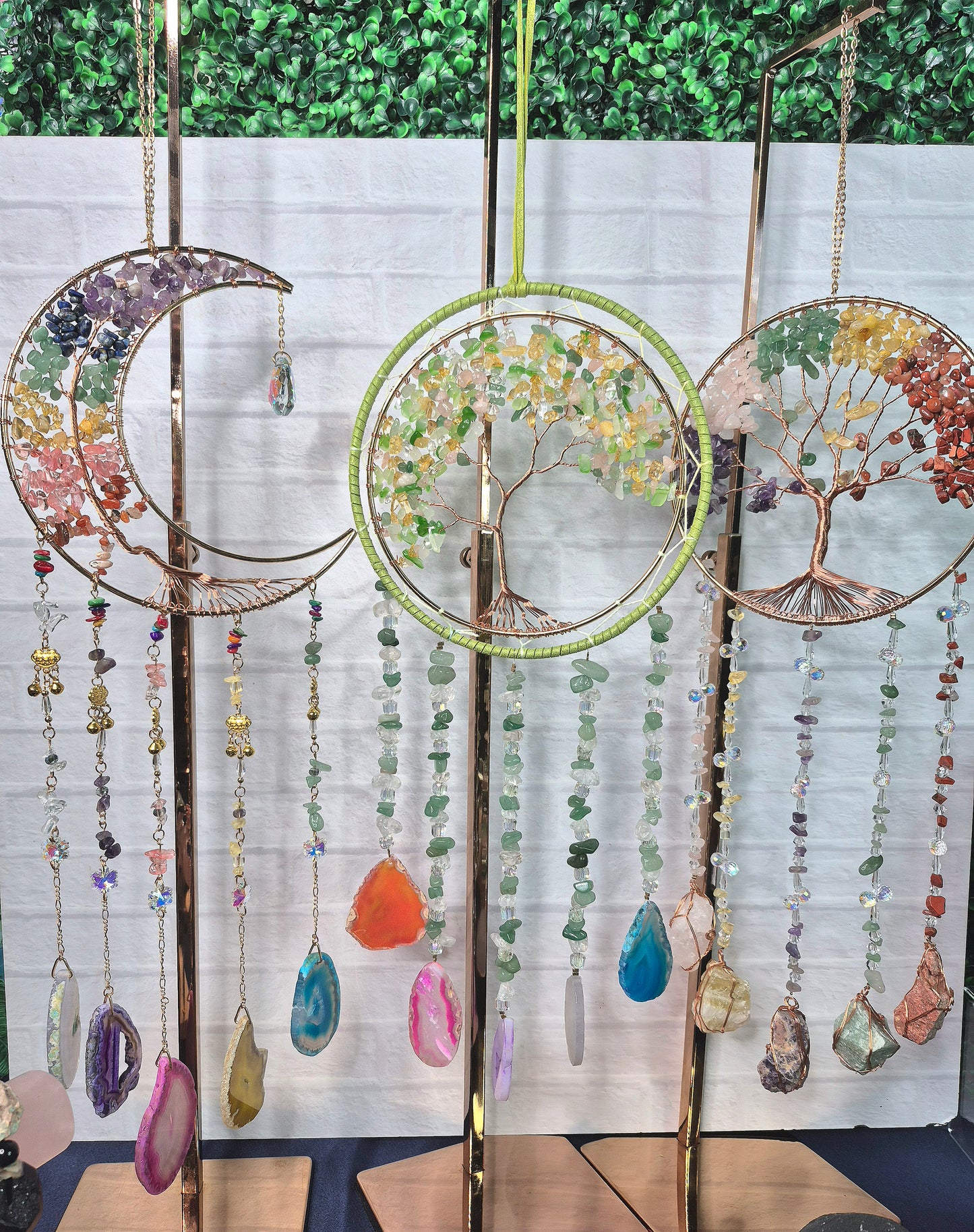 Beautiful Suncatchers with Crystals