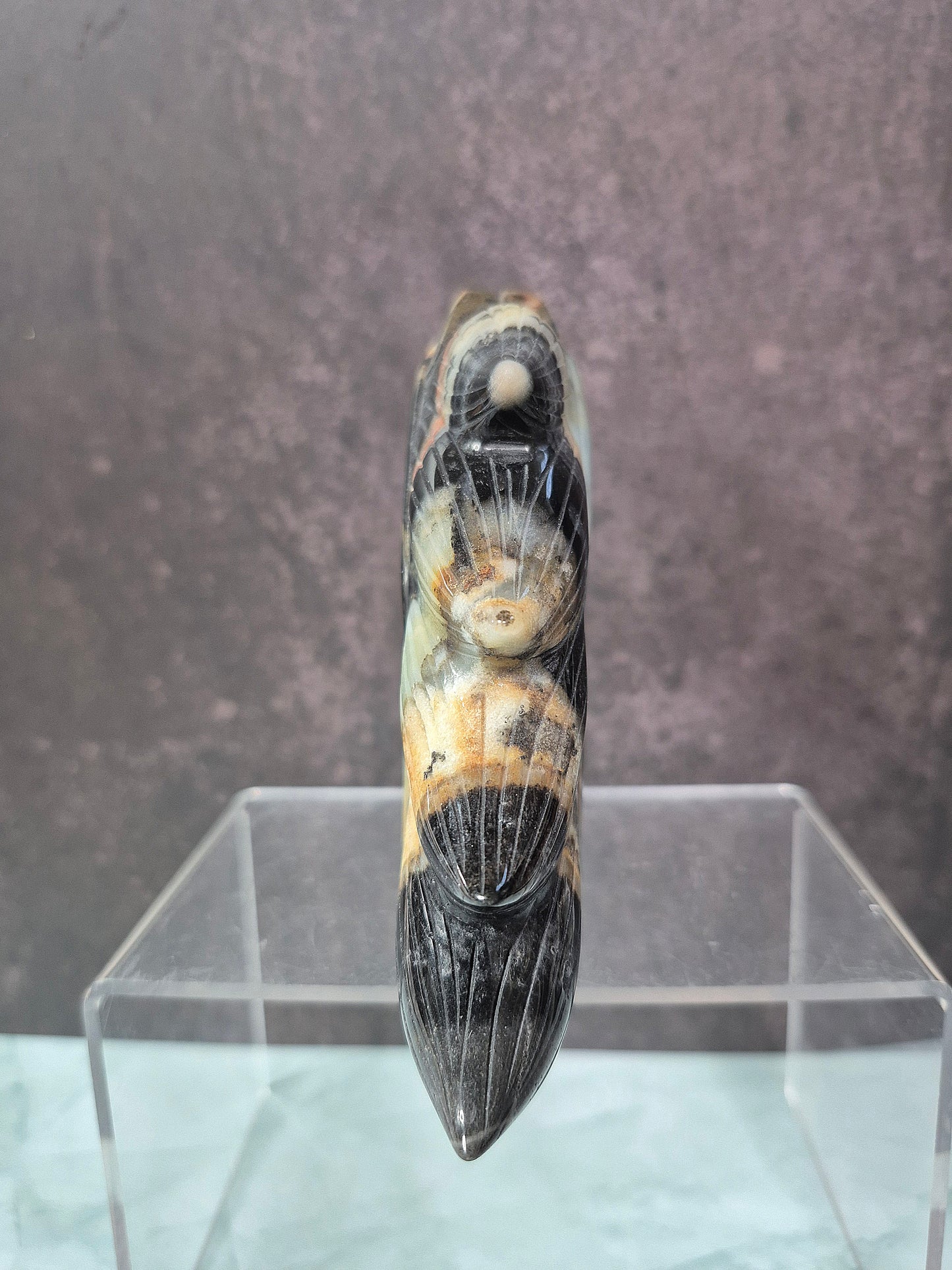 Beautiful Jasper Unicorn Carving