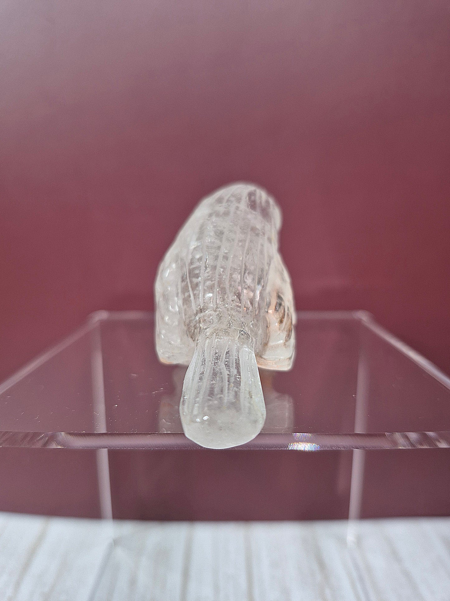 Garden Quartz Bird Carving