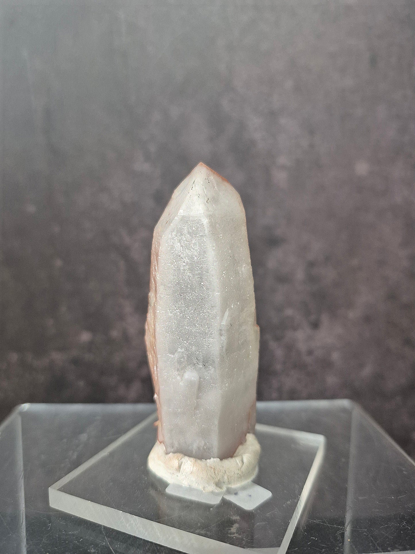 Red Hematite Quartz with Pyrite