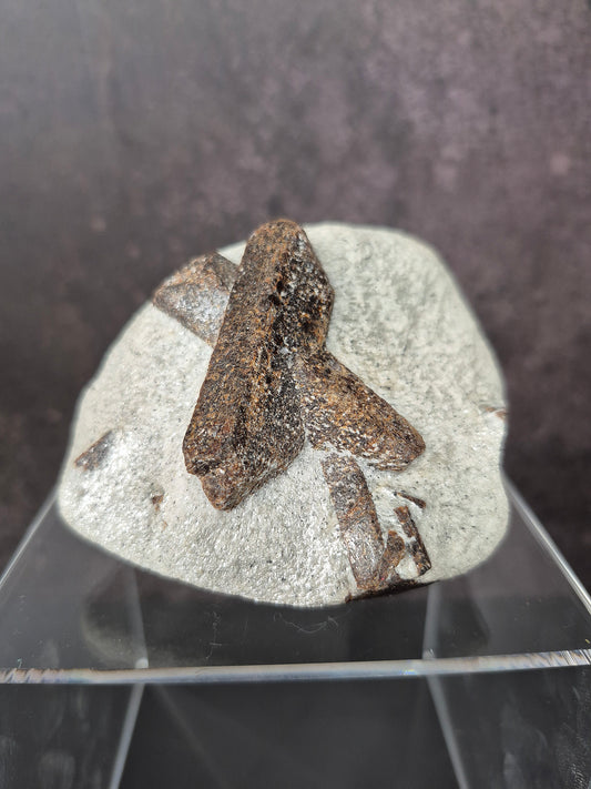 Beautiful Staurolite on Dazzling Matrix