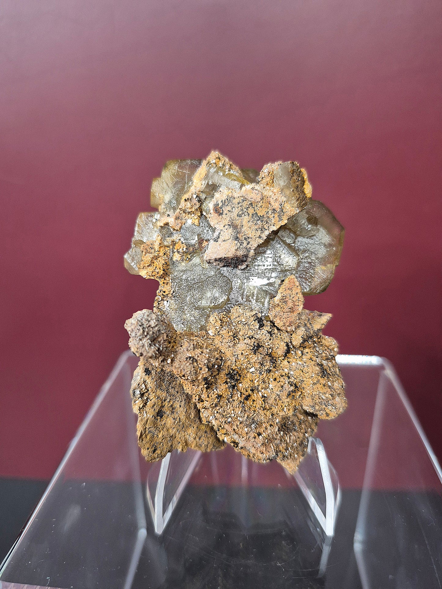 Green Tabular Barite - Peru